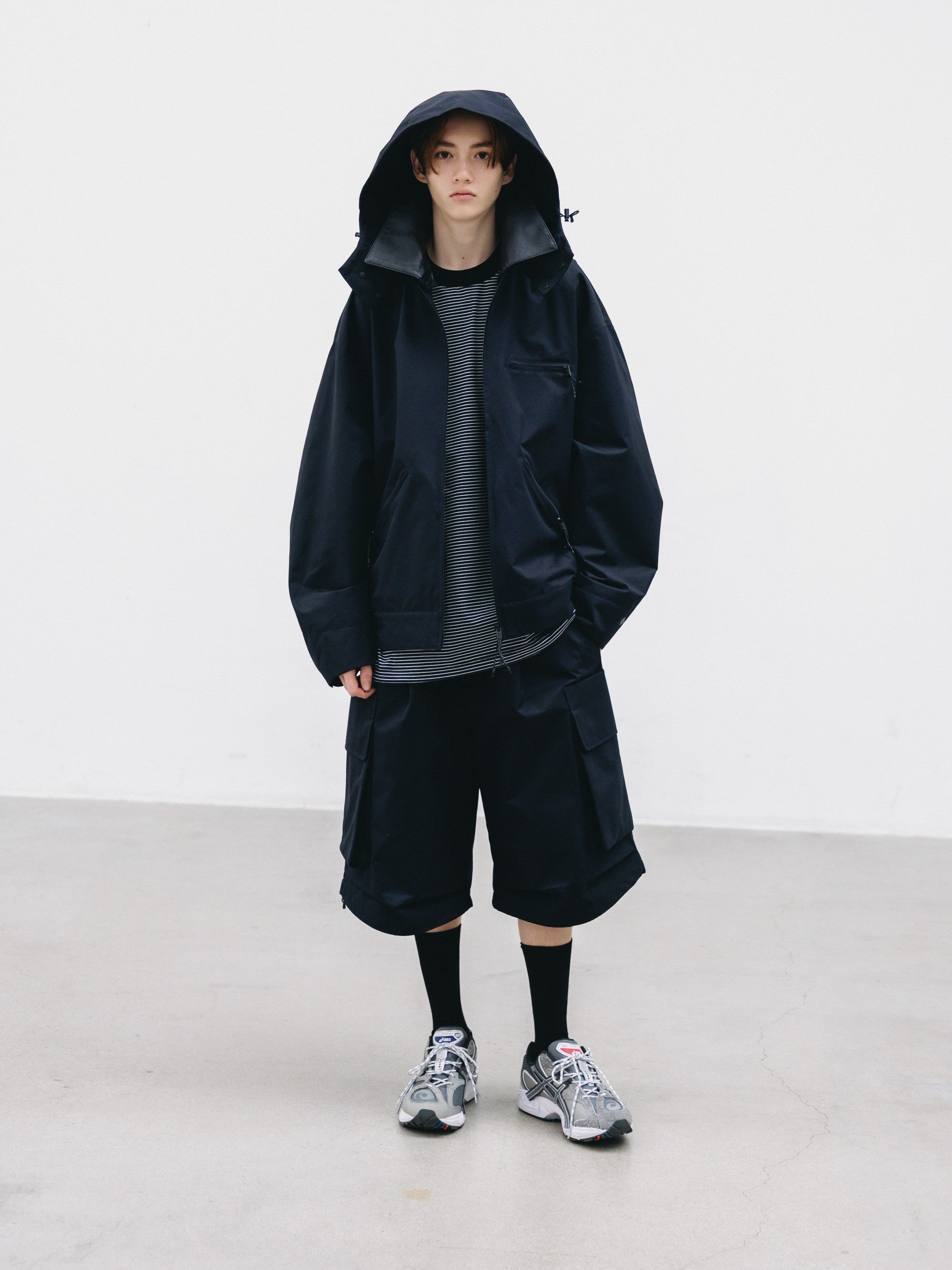【6.27 SAT 20:00- IN STOCK】+phenix WINDSTOPPER® by GORE-TEX LABS TWILL CITY MILITARY HALF PANTS 001 (BLACK)