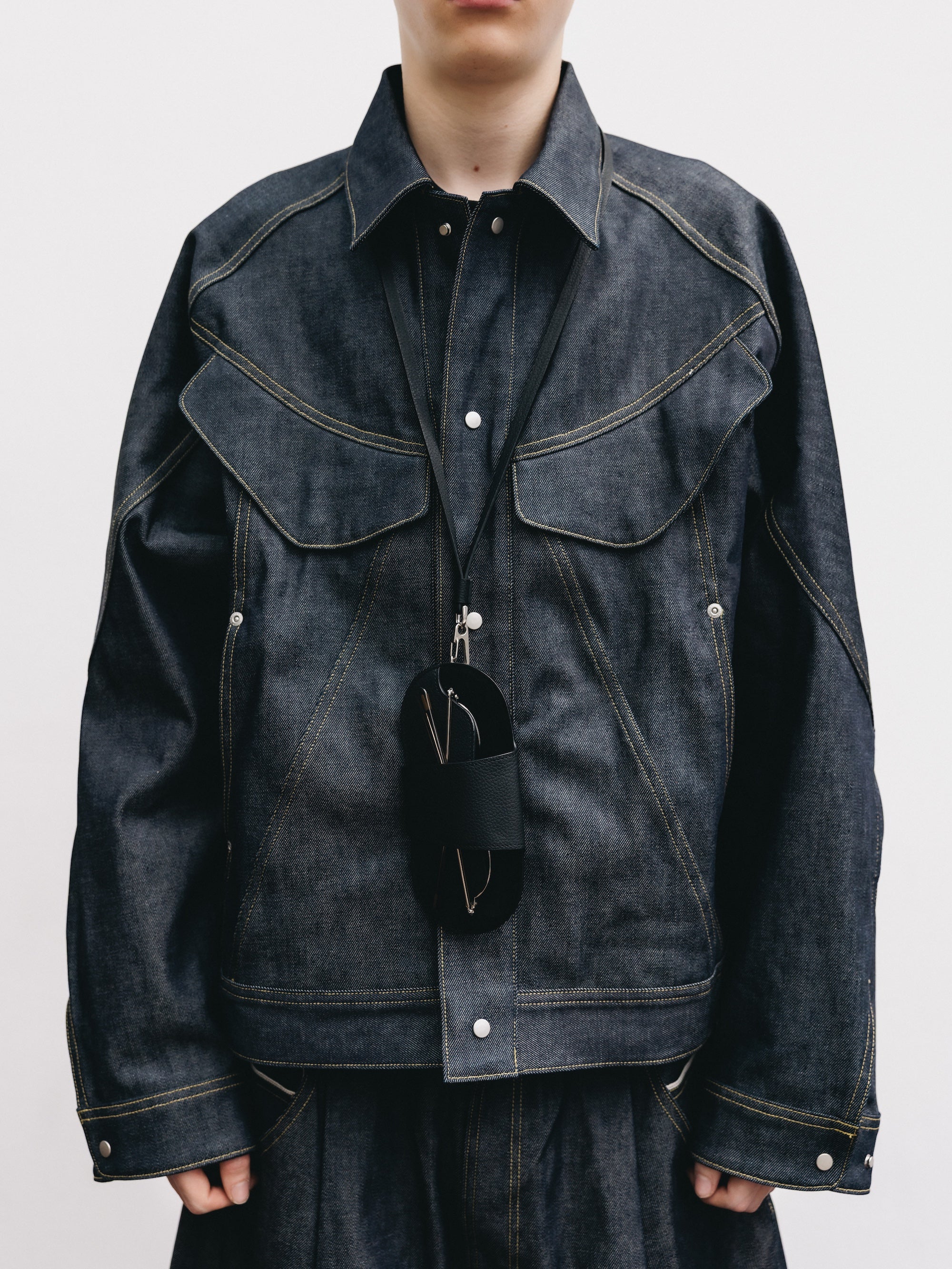 SELVEDGE DENIM FUTURE TRUCKER JACKET (RIGID INDIGO)