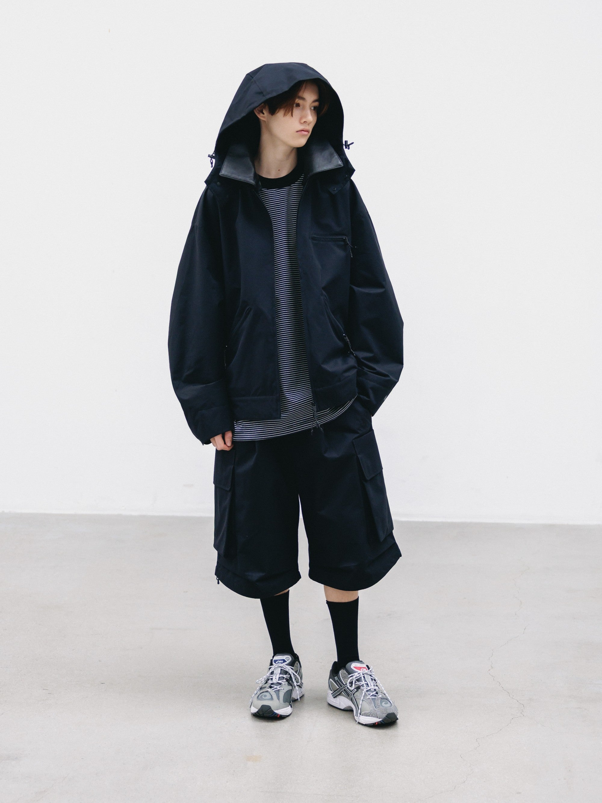 【6.27 SAT 20:00- IN STOCK】+phenix WINDSTOPPER® by GORE-TEX LABS TWILL CITY MILITARY HALF PANTS 001 (BLACK)
