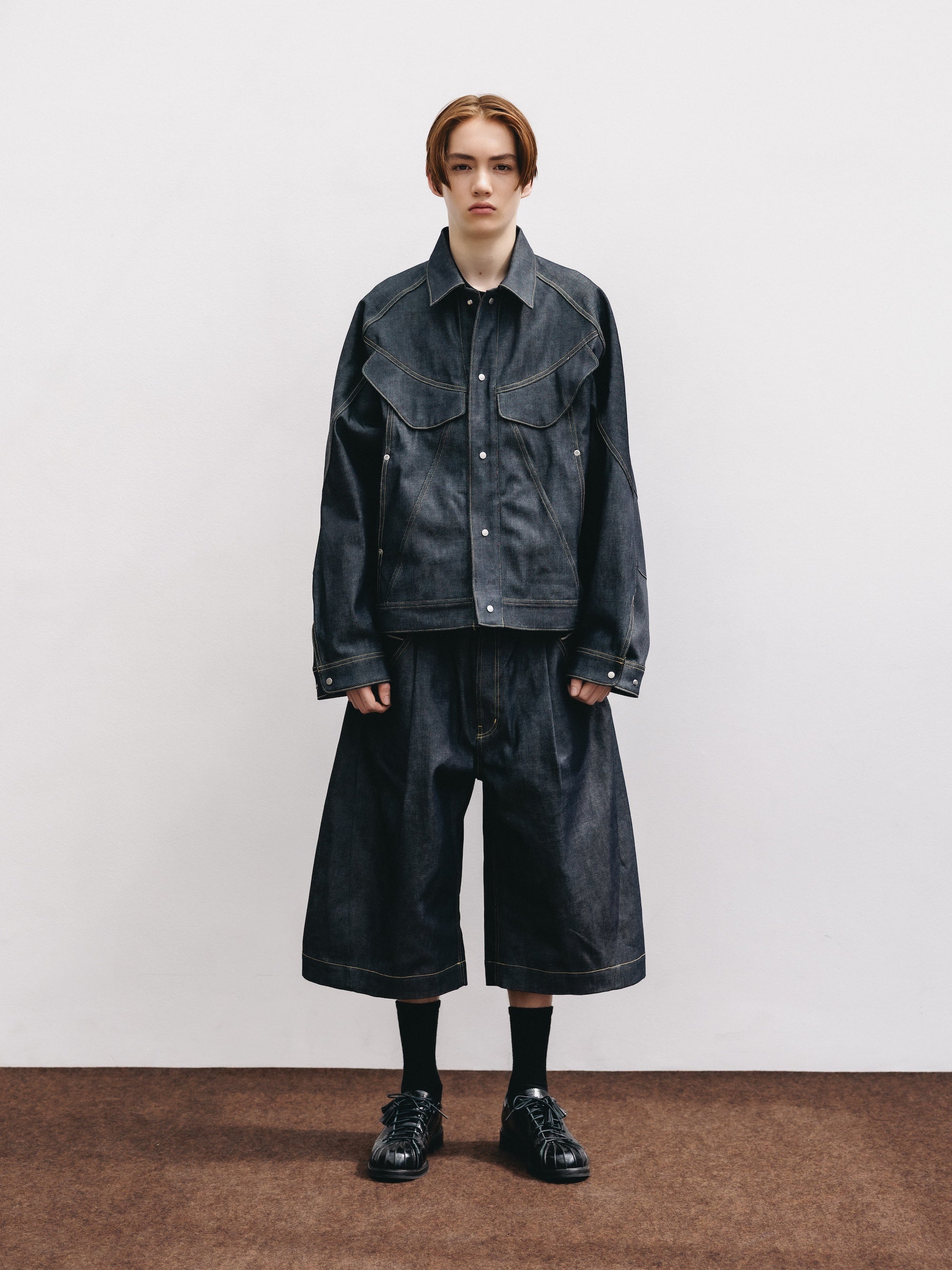 SELVEDGE DENIM FUTURE TRUCKER JACKET (RIGID INDIGO)