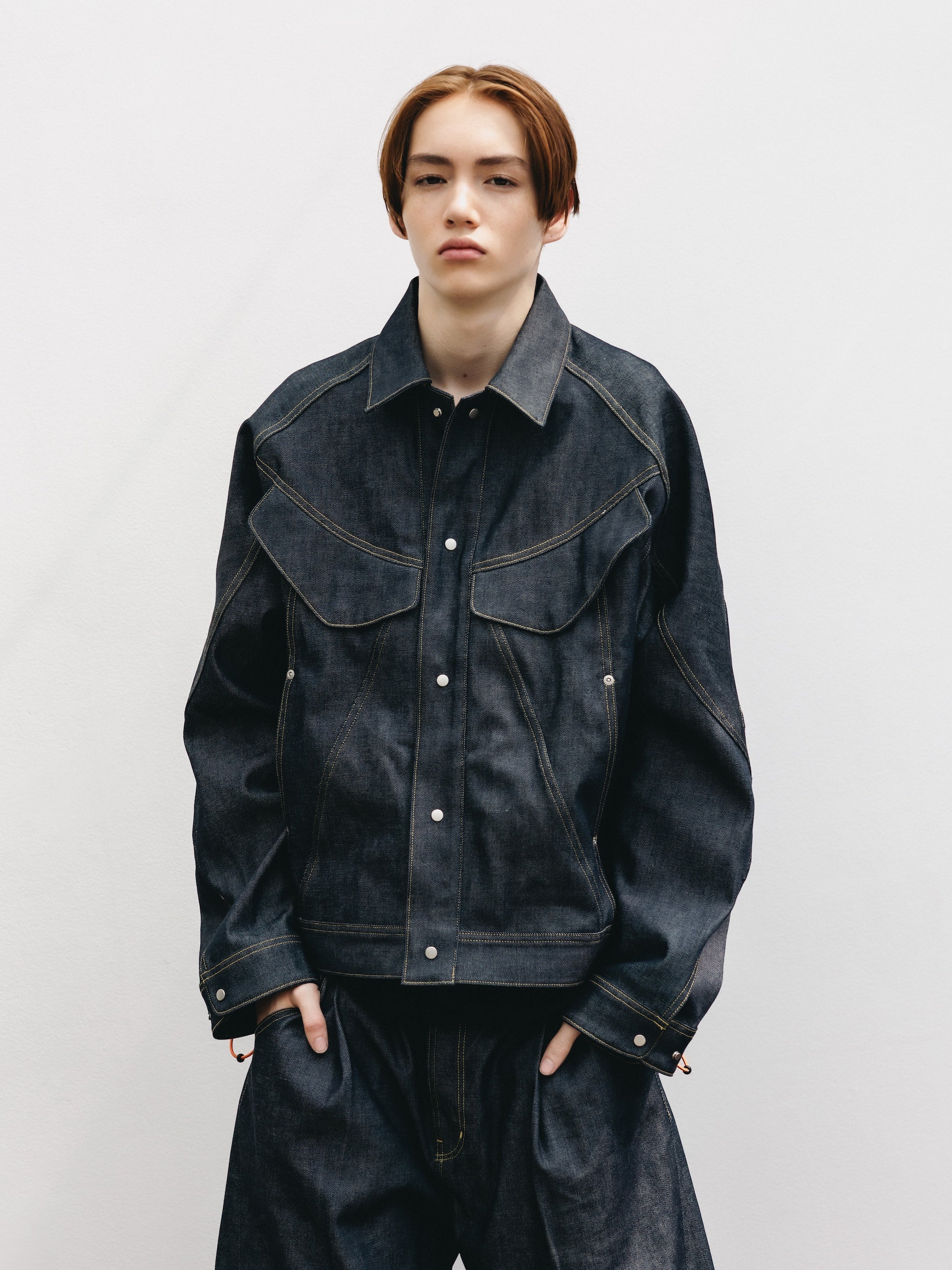 SELVEDGE DENIM FUTURE TRUCKER JACKET (RIGID INDIGO)