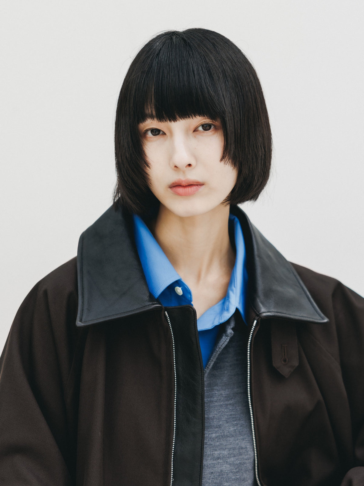 【10.7 WED 20:00- IN STOCK】 WOOL KERSEY CITY UTILITY BALLOON JACKET (BROWN)