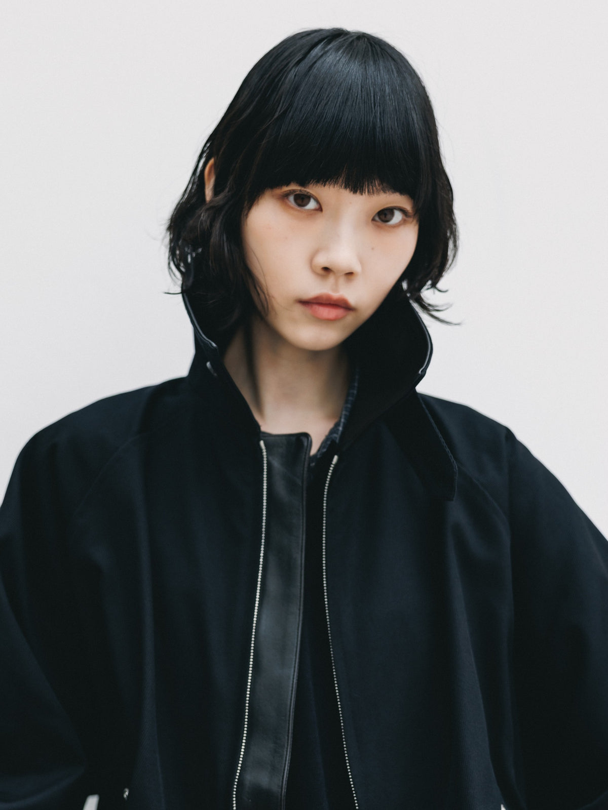 【10.7 WED 20:00- IN STOCK】 WOOL KERSEY CITY UTILITY BALLOON JACKET (BLACK)