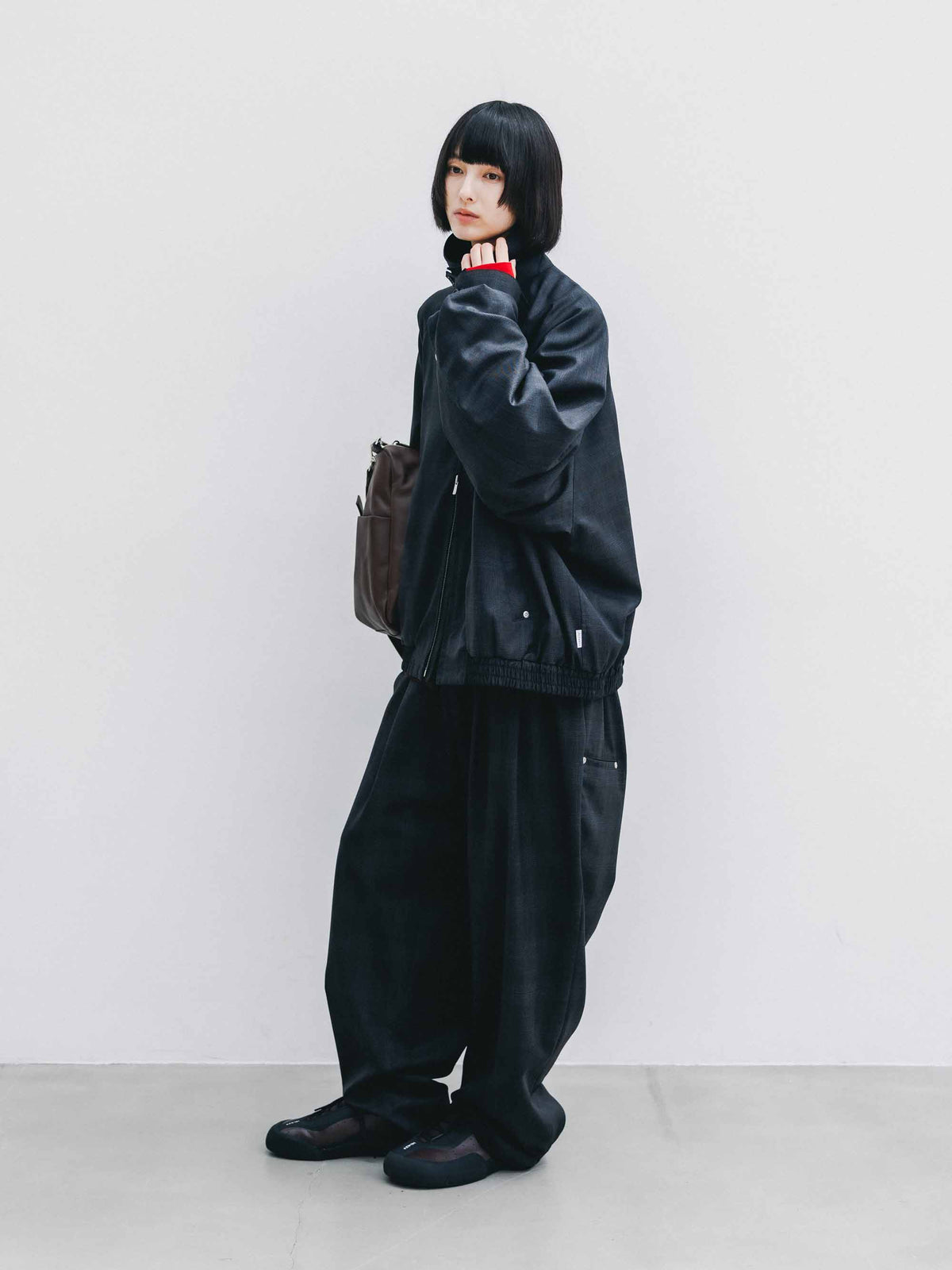 【9.30 WED 20:00- IN STOCK】WOOL GLEN PLAID CITY UTILITY JACKET (GRAY)