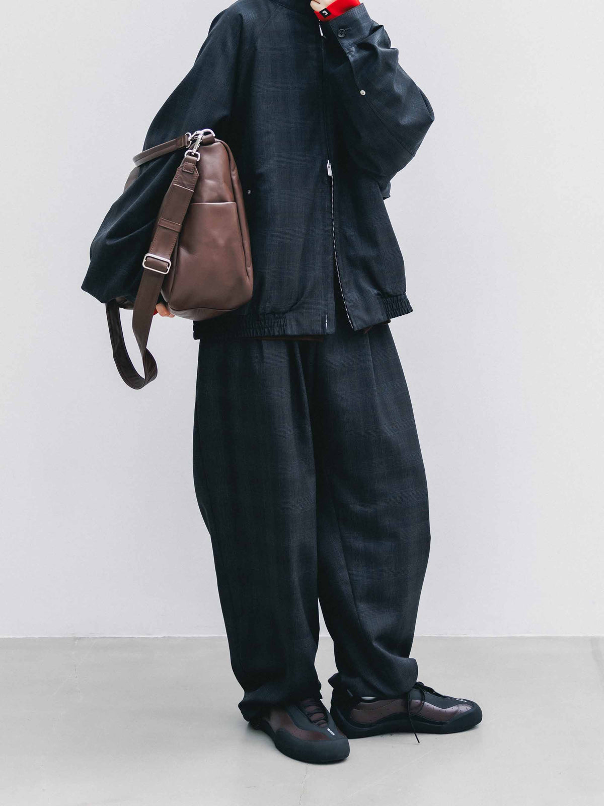 【9.30 WED 20:00- IN STOCK】WOOL GLEN PLAID CITY UTILITY JACKET (GRAY)