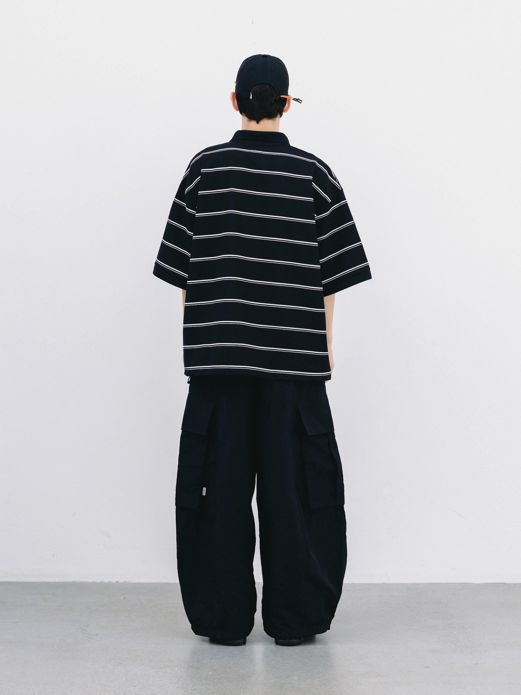 ACTIVE CITY MEGA POCKET BALLOON CARGO PANTS (BLACK)