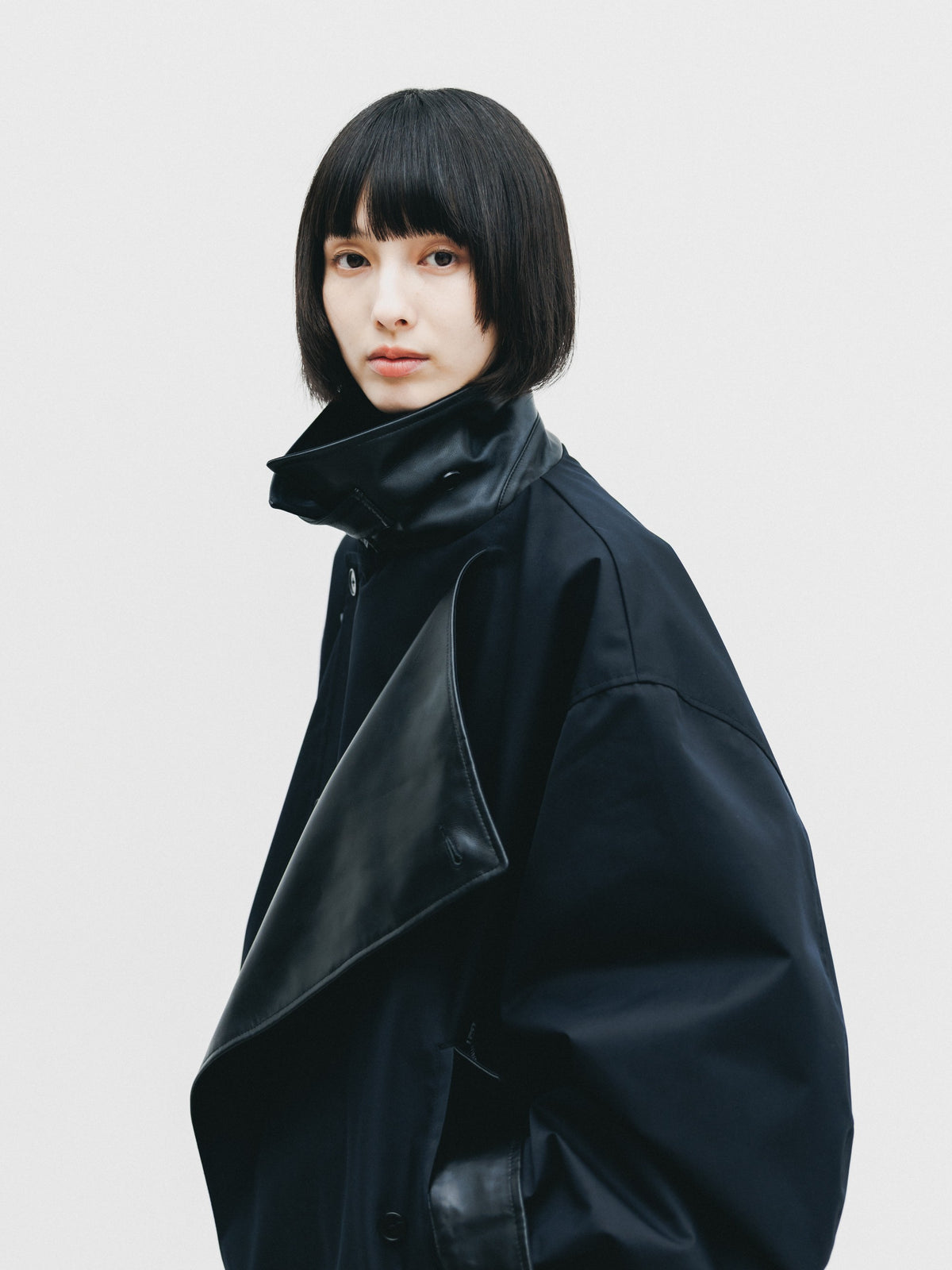 【10.24 SAT 20:00- IN STOCK】 +phenix WINDSTOPPER® by GORE-TEX LABS TWILL CITY DOUBLE FLAP JACKET (BLACK)