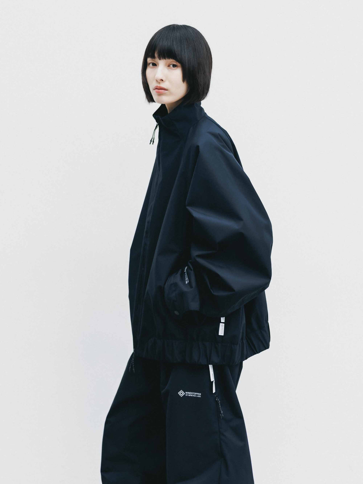 【9.26 SAT 20:00- IN STOCK】+phenix WINDSTOPPER® by GORE-TEX LABS CITY CORE STAND JACKET (BLACK)