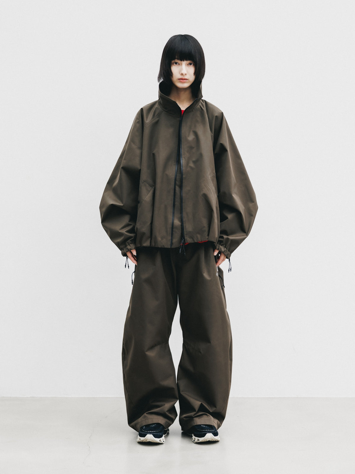【10.17 SAT 20:00- IN STOCK】 +phenix WINDSTOPPER® by GORE-TEX LABS TWILL CITY STAND BALLOON UTILITY JACKET (URBAN BROWN)