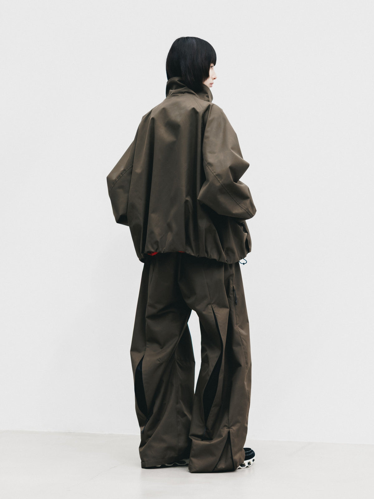 【10.17 SAT 20:00- IN STOCK】 +phenix WINDSTOPPER® by GORE-TEX LABS TWILL CITY STAND BALLOON UTILITY JACKET (URBAN BROWN)