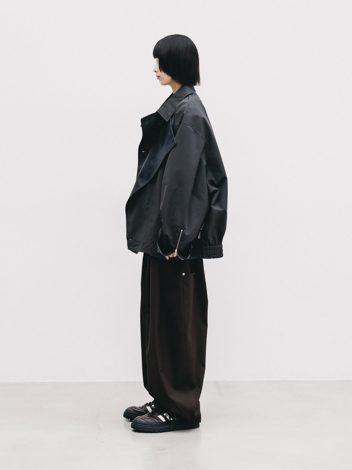 【10.24 SAT 20:00- IN STOCK】 +phenix WINDSTOPPER® by GORE-TEX LABS TWILL CITY DOUBLE FLAP JACKET (SHADOW GRAY)