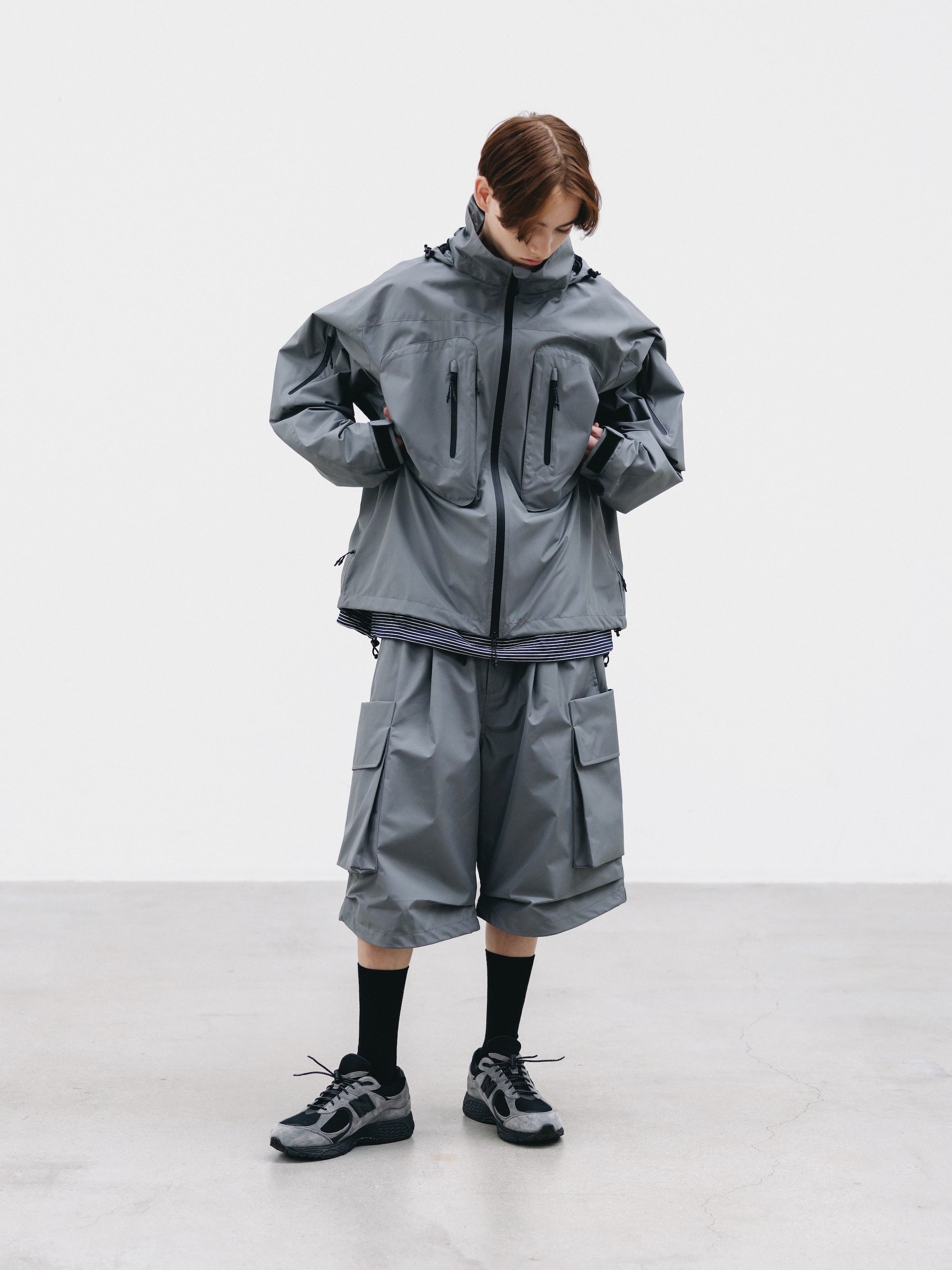 【3.4 WED 20:00- IN STOCK】+phenix WINDSTOPPER® by GORE-TEX LABS CITY HYDRO SHED JACKET (CHARCOAL GRAY)