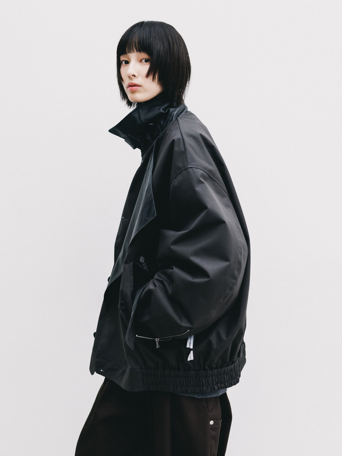 【10.24 SAT 20:00- IN STOCK】 +phenix WINDSTOPPER® by GORE-TEX LABS TWILL CITY DOUBLE FLAP JACKET (SHADOW GRAY)