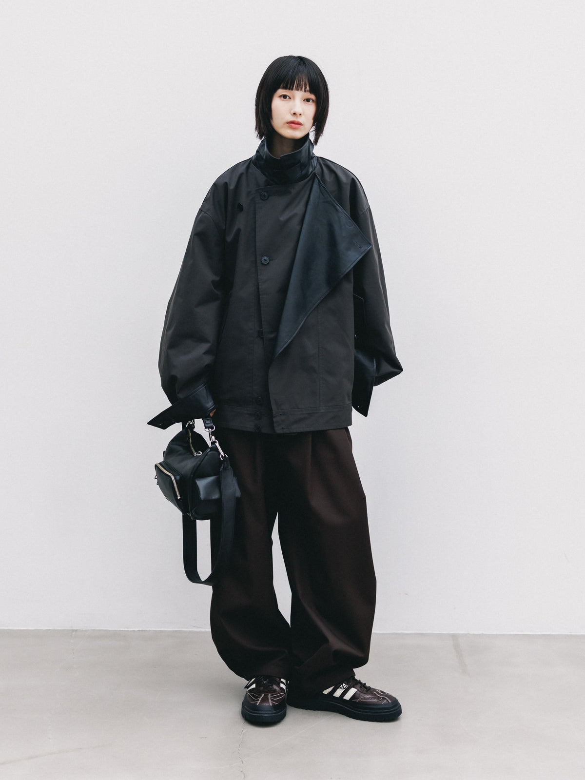 【10.24 SAT 20:00- IN STOCK】 +phenix WINDSTOPPER® by GORE-TEX LABS TWILL CITY DOUBLE FLAP JACKET (SHADOW GRAY)
