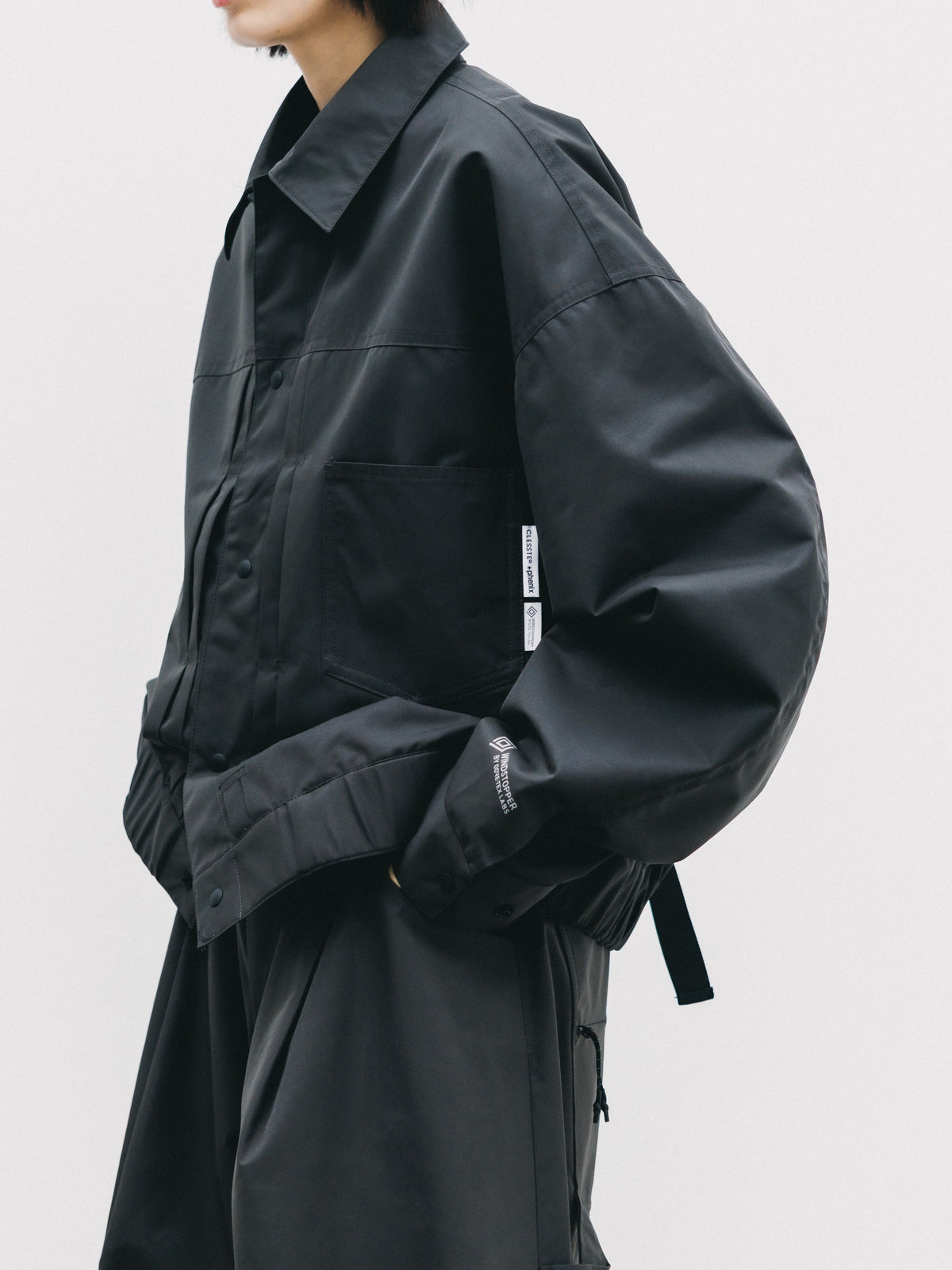 【10.28 WED 20:00- IN STOCK】 +phenix WINDSTOPPER® by GORE-TEX LABS TWILL CITY 1ST TYPE JACKET (SHADOW GRAY)