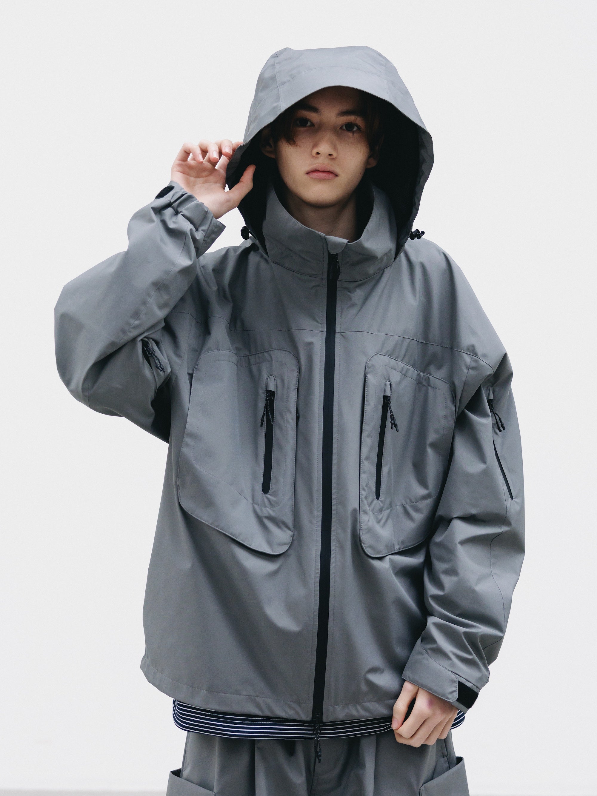【3.4 WED 20:00- IN STOCK】+phenix WINDSTOPPER® by GORE-TEX LABS CITY HYDRO SHED JACKET (CHARCOAL GRAY)