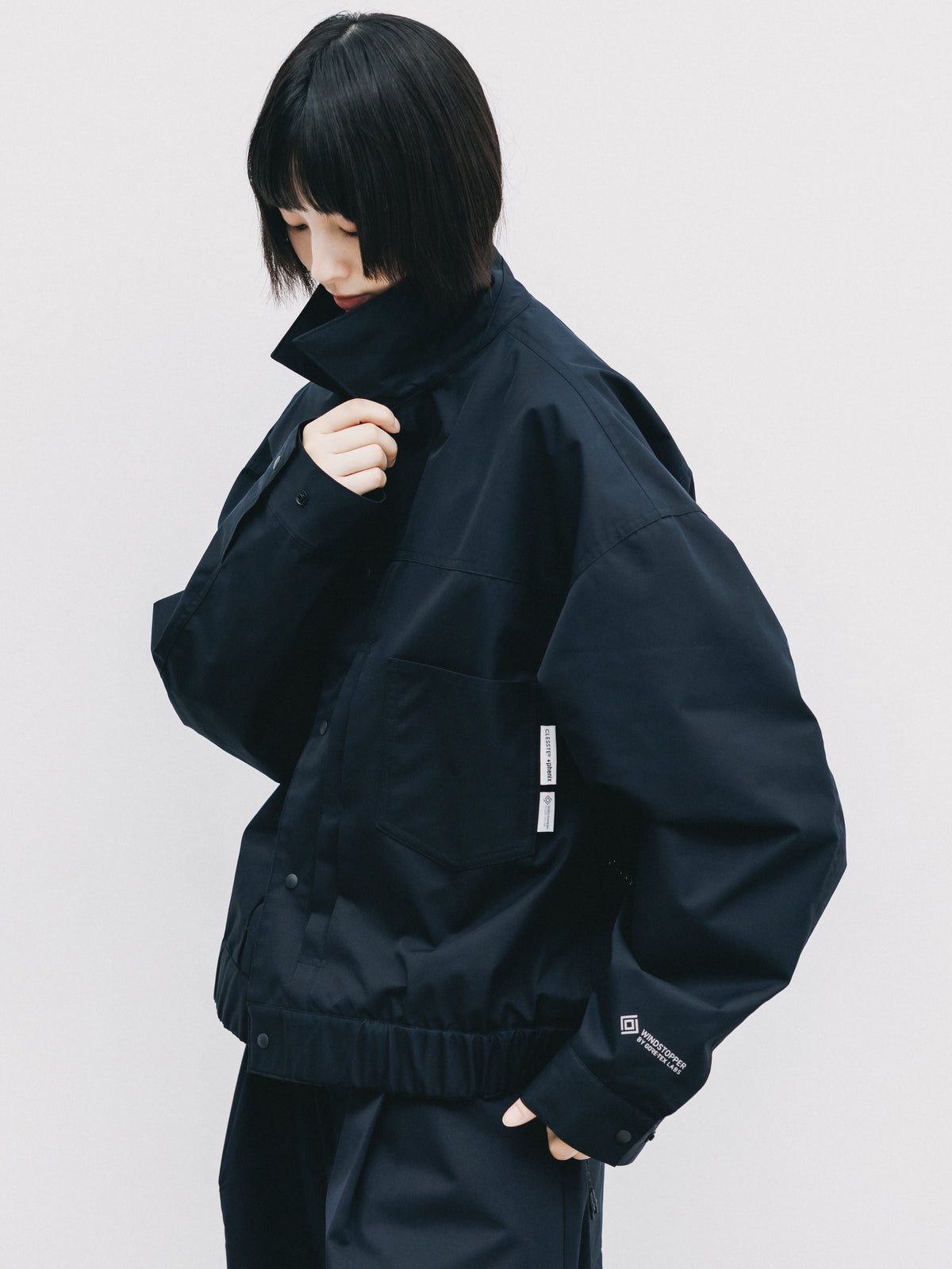 【10.28 WED 20:00- IN STOCK】 +phenix WINDSTOPPER® by GORE-TEX LABS TWILL CITY 1ST TYPE JACKET (BLACK)
