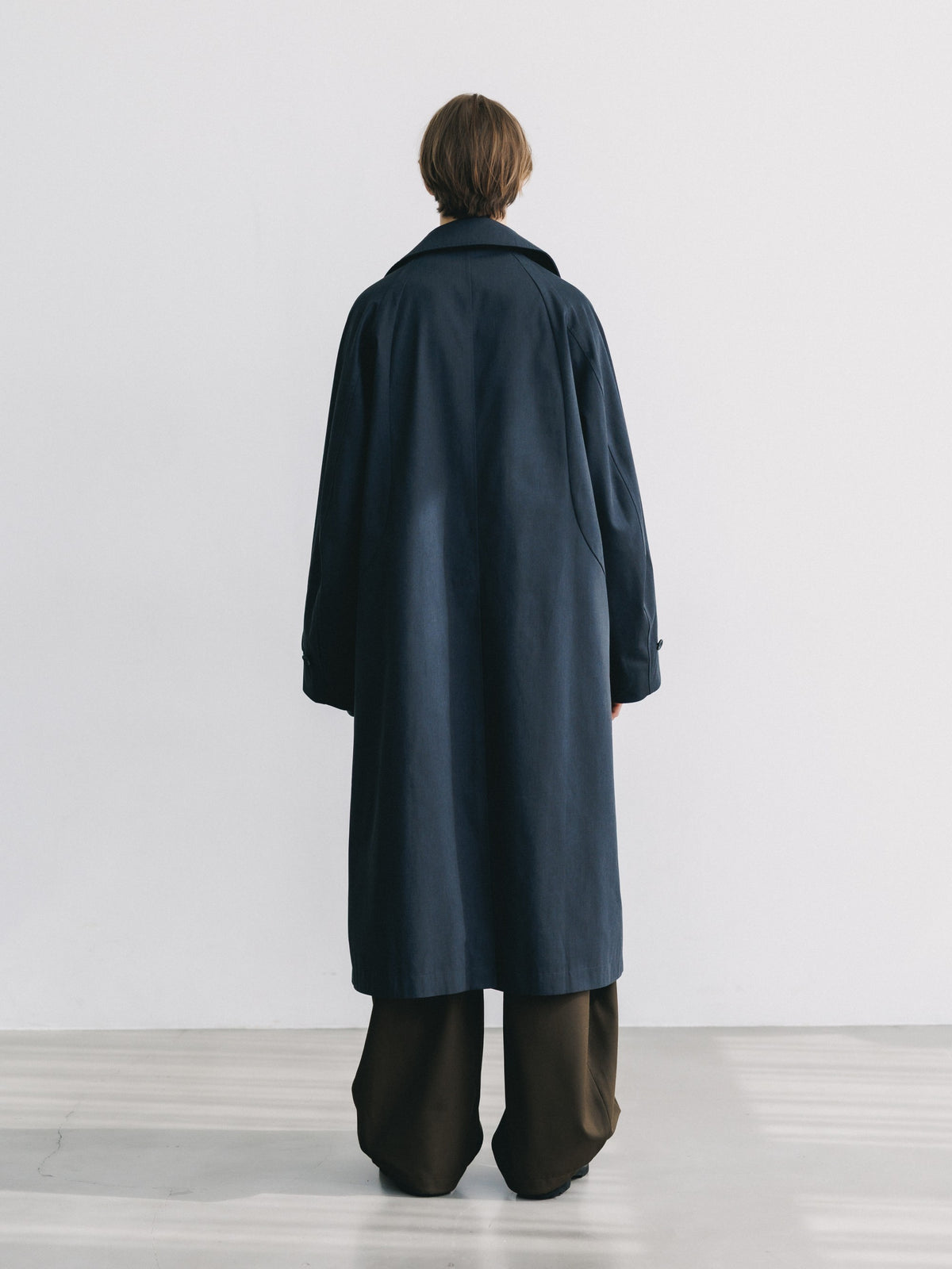 【10.31 SAT 20:00- IN STOCK】 T/C GABARDINE CITY BALMACAAN COAT (CHARCOAL)