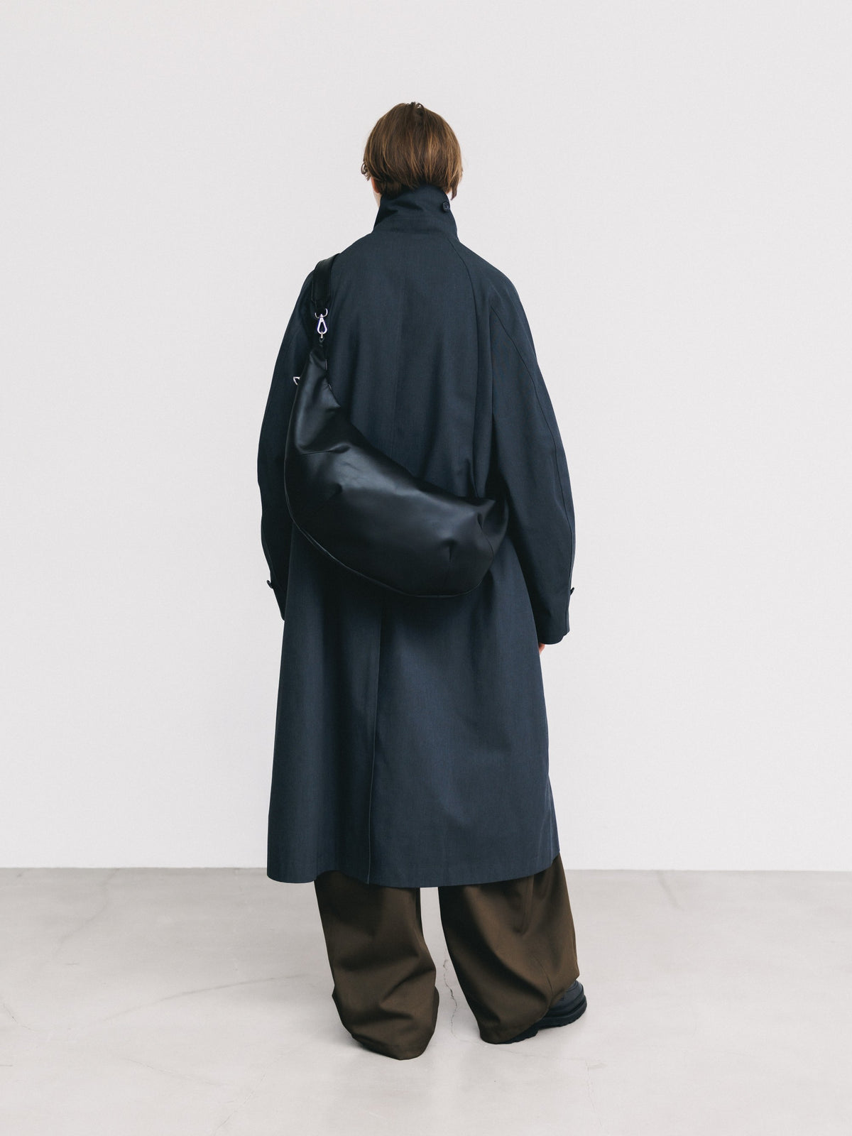 【10.21 WED 20:00- IN STOCK】 LEATHER 2WAY SYSTEM BAG (BLACK)
