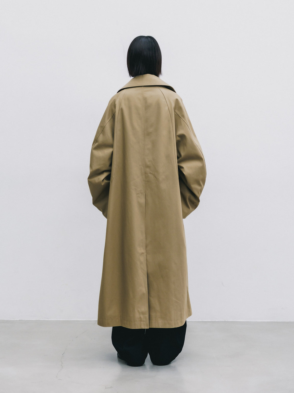 【10.31 SAT 20:00- IN STOCK】 T/C GABARDINE CITY BALMACAAN COAT (BEIGE)