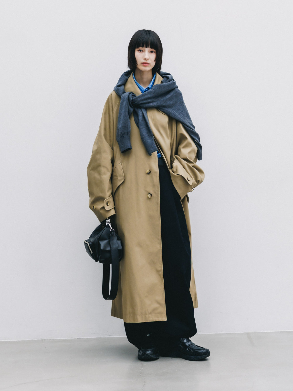【10.31 SAT 20:00- IN STOCK】 T/C GABARDINE CITY BALMACAAN COAT (BEIGE)