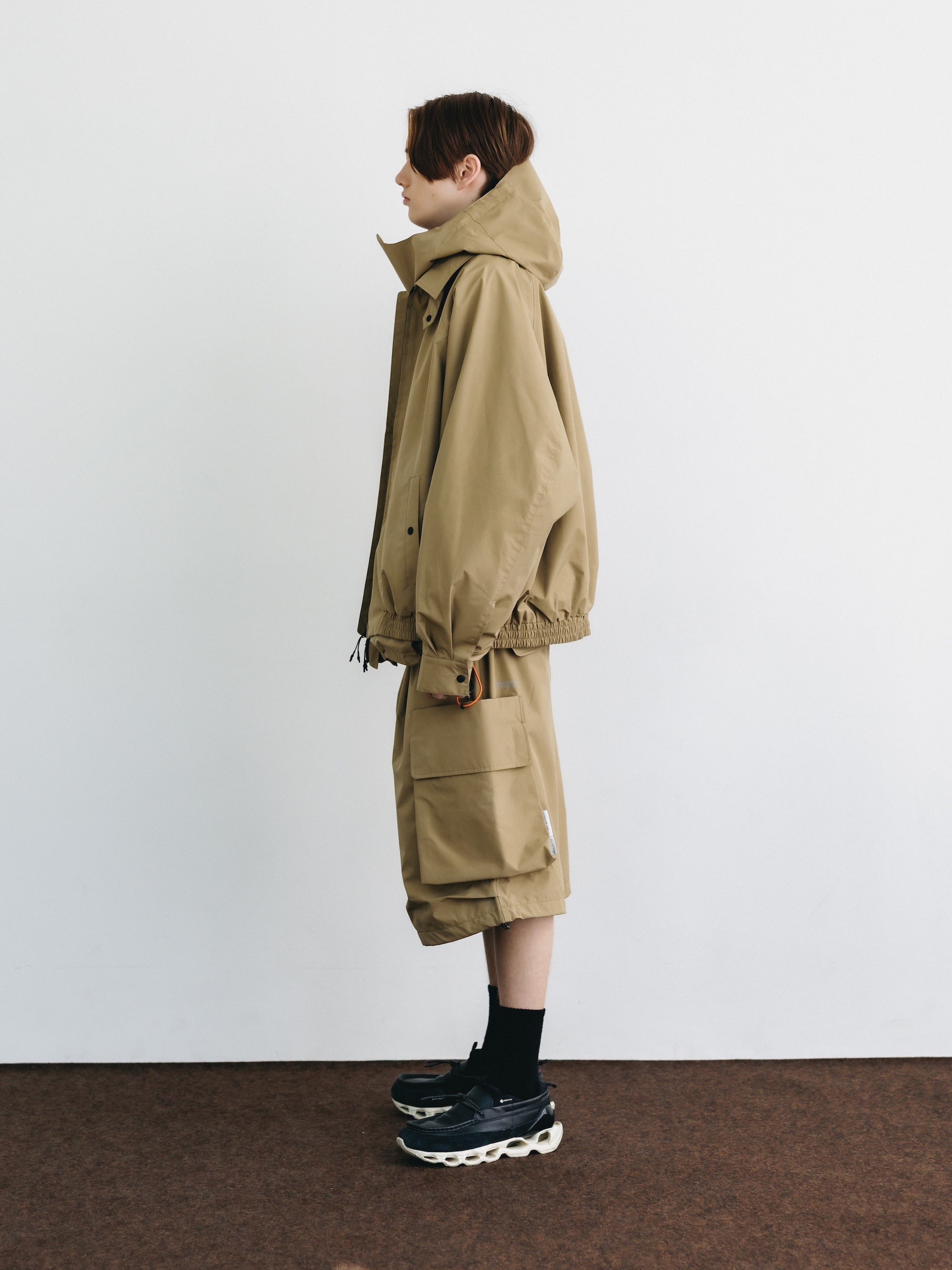 +phenix WINDSTOPPER® by GORE-TEX LABS CITY MILITARY HALF PANTS 001 (CAMEL BEIGE)