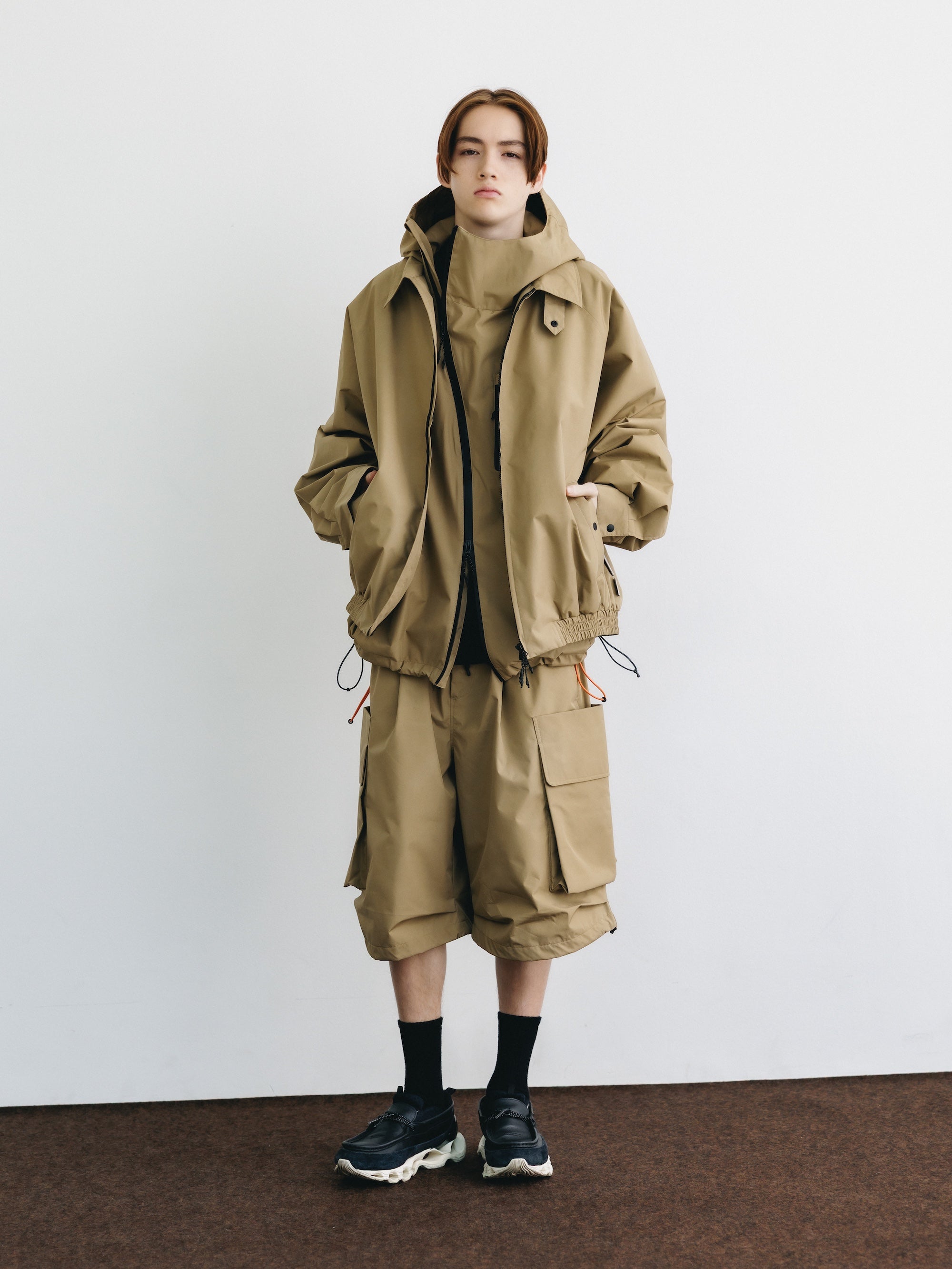 +phenix WINDSTOPPER® by GORE-TEX LABS ACTIVE CITY UTILITY JACKET (CAMEL BEIGE)