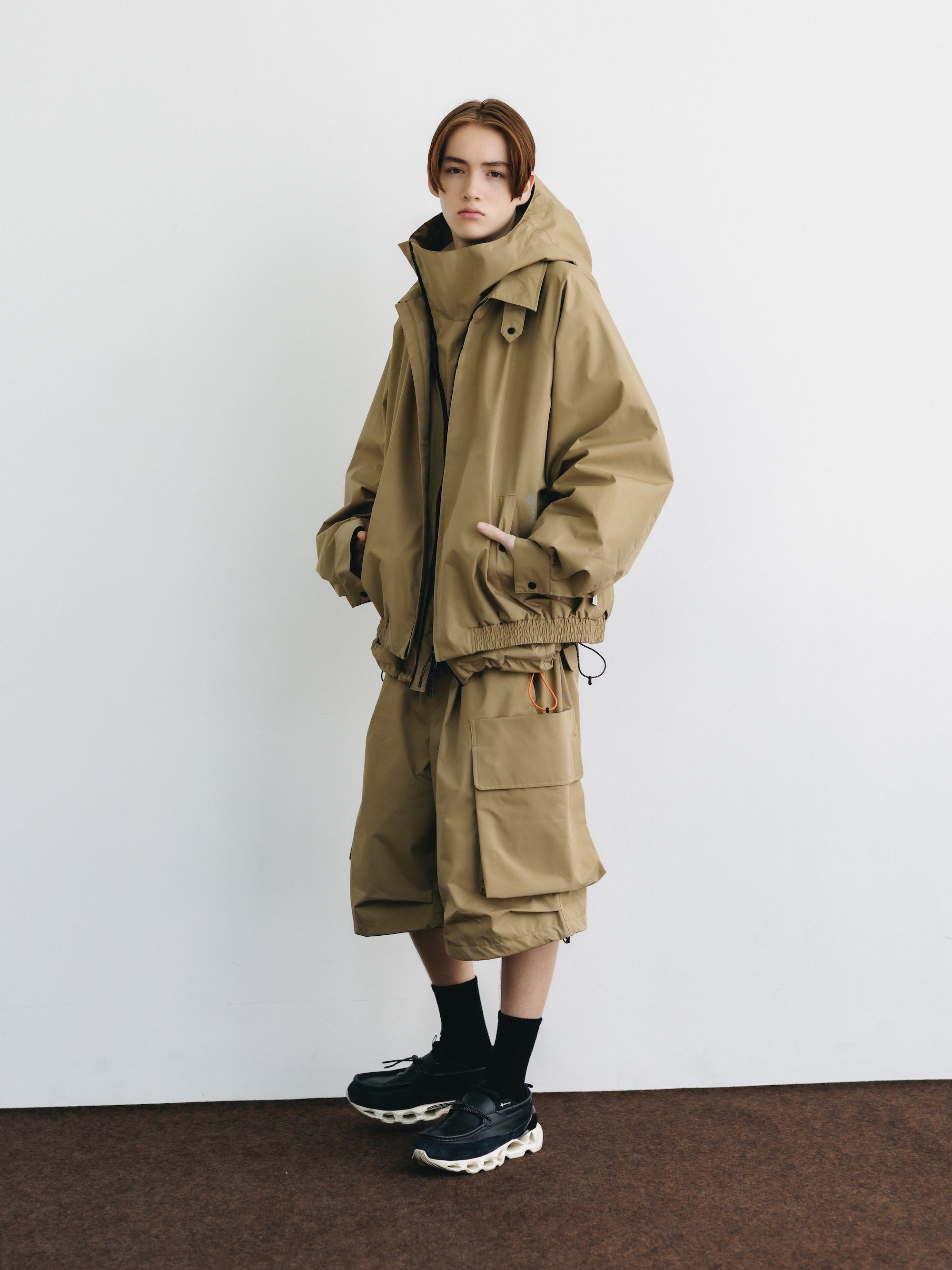 +phenix WINDSTOPPER® by GORE-TEX LABS ACTIVE CITY UTILITY JACKET (CAMEL BEIGE)