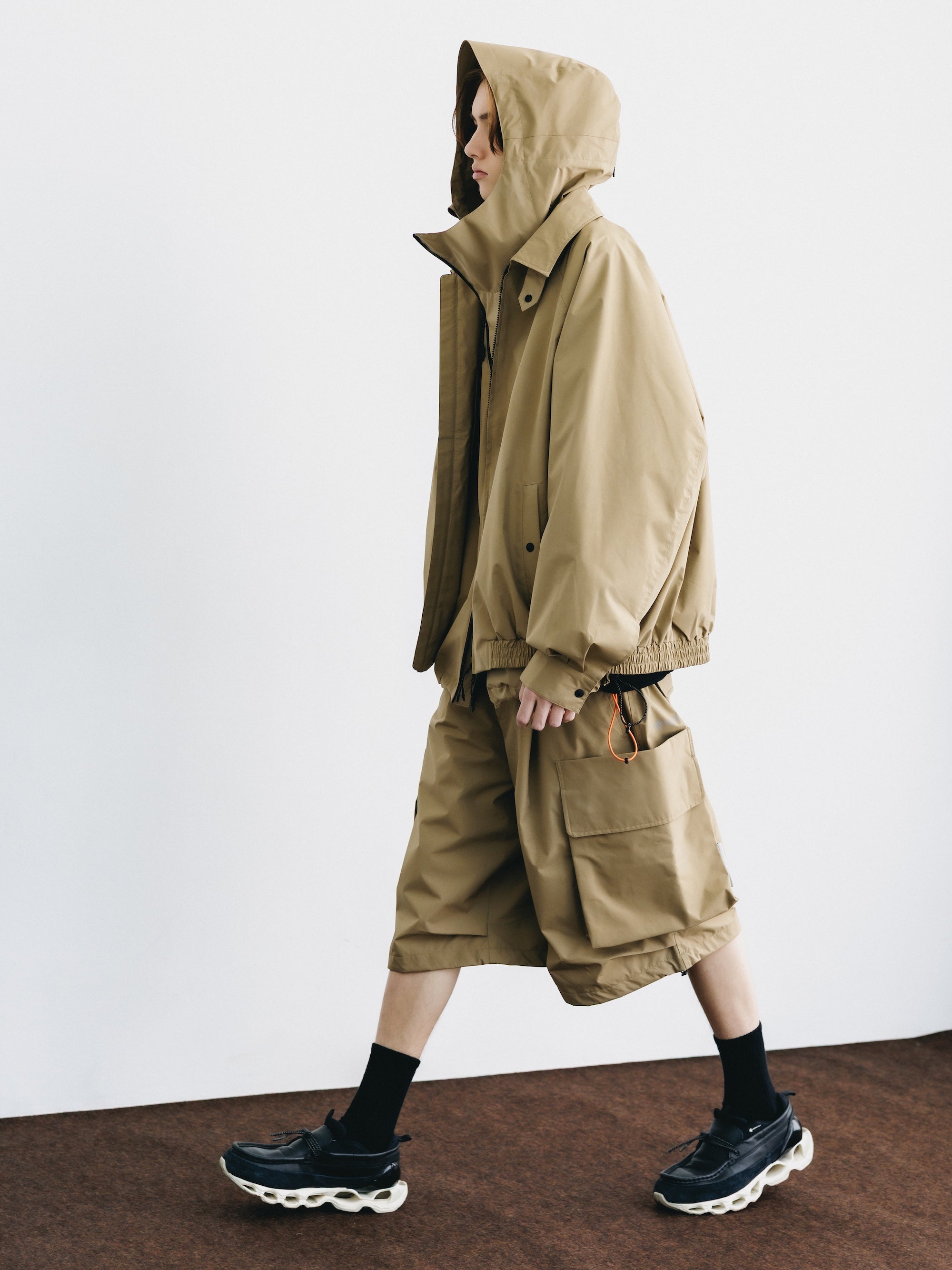 +phenix WINDSTOPPER® by GORE-TEX LABS CITY MILITARY HALF PANTS 001 (CAMEL BEIGE)
