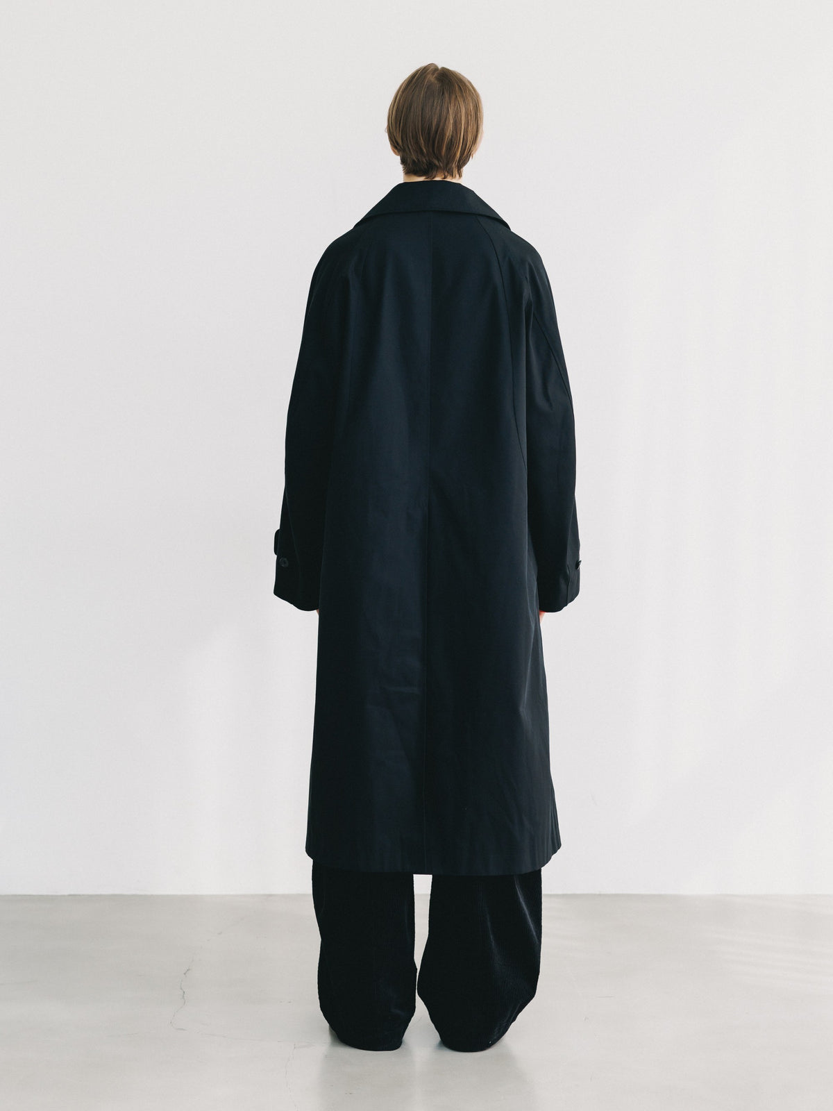 【10.31 SAT 20:00- IN STOCK】 T/C GABARDINE CITY BALMACAAN COAT (BLACK)