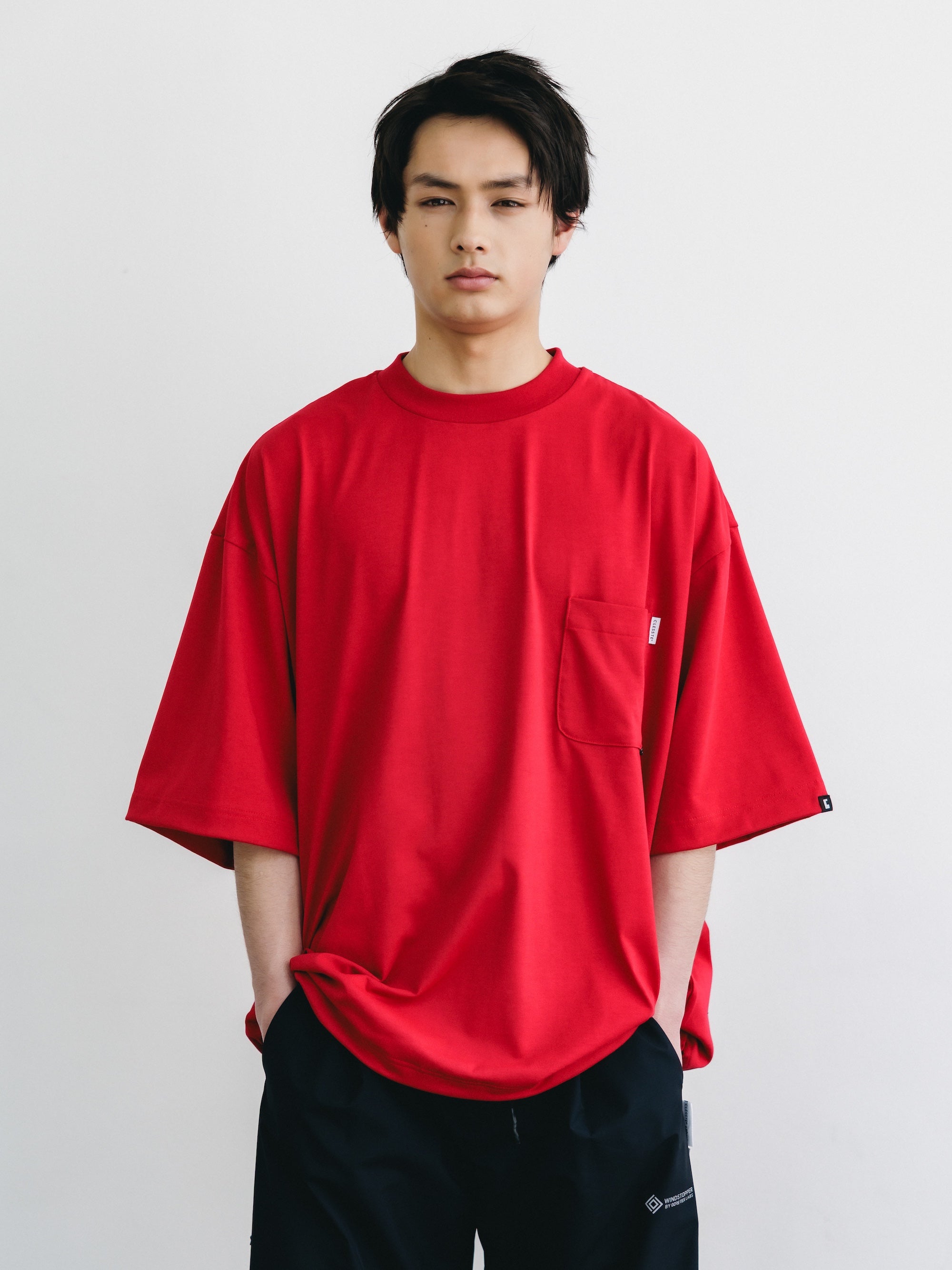 【4.29 WED 20:00- IN STOCK】TECH POCKET S/S T-SHIRT (RED)