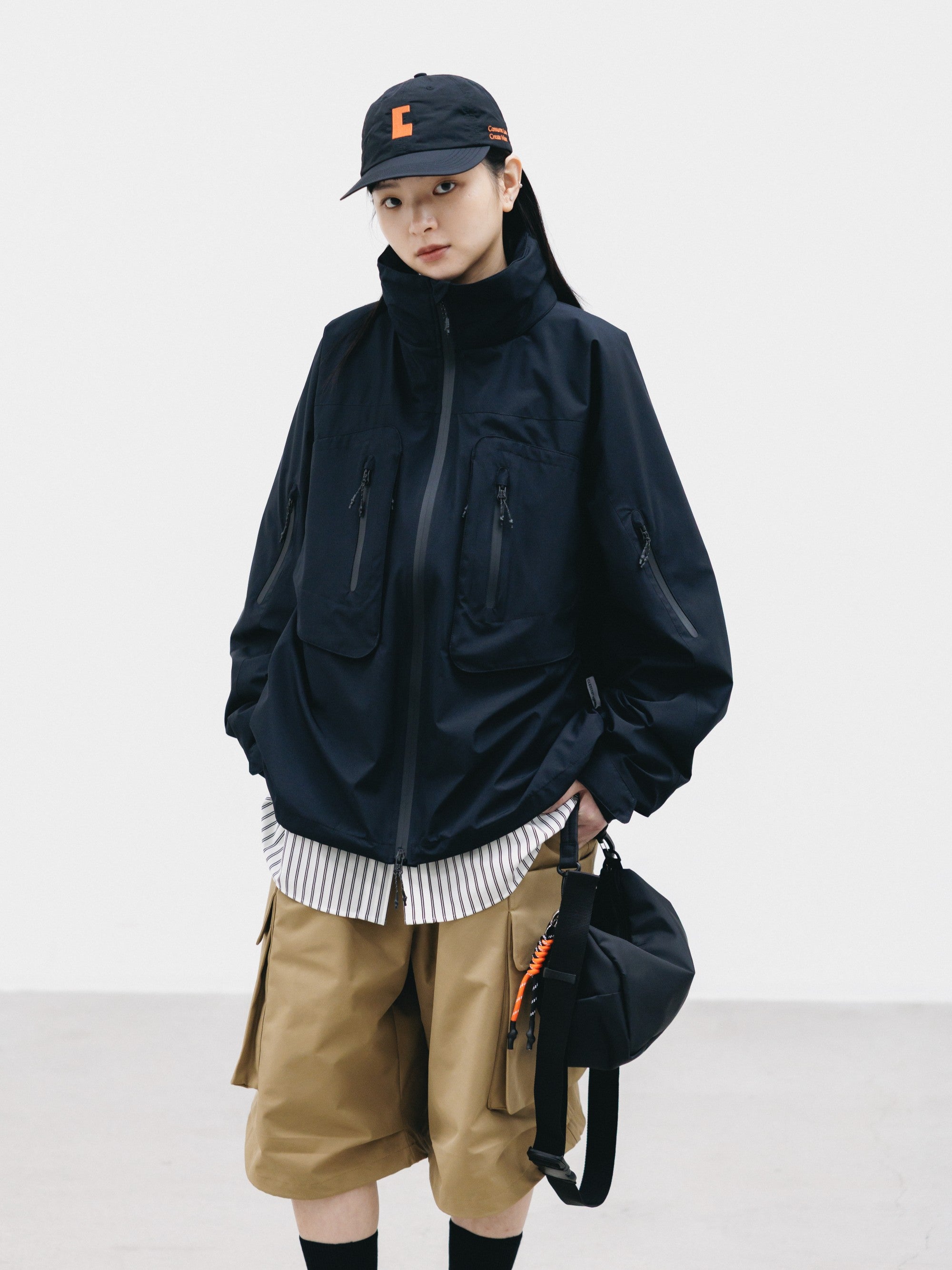 【6.27 SAT 20:00- IN STOCK】+phenix WINDSTOPPER® by GORE-TEX LABS TWILL CITY MILITARY HALF PANTS 001 (CAMEL BEIGE)