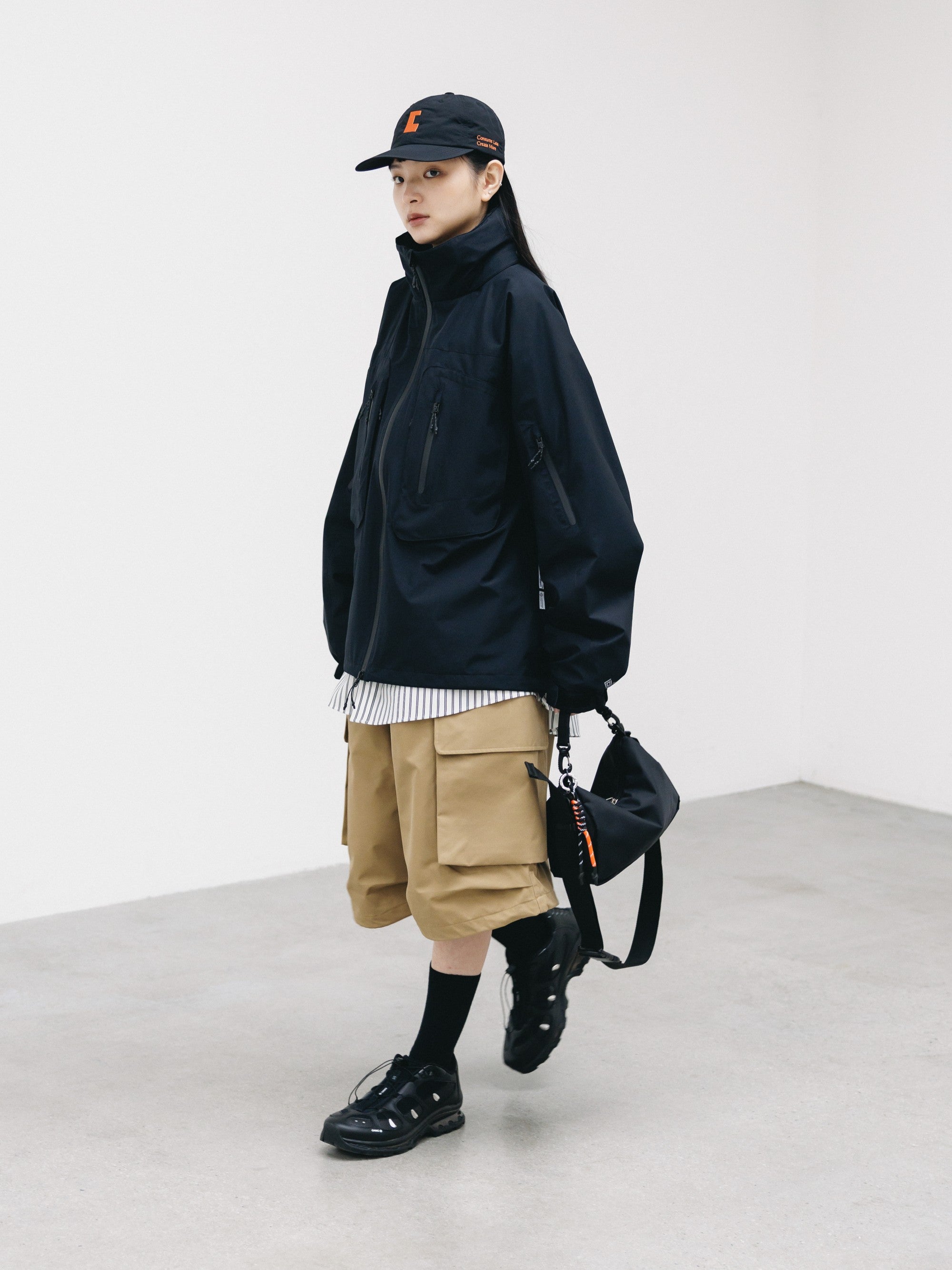 【6.27 SAT 20:00- IN STOCK】+phenix WINDSTOPPER® by GORE-TEX LABS TWILL CITY MILITARY HALF PANTS 001 (CAMEL BEIGE)