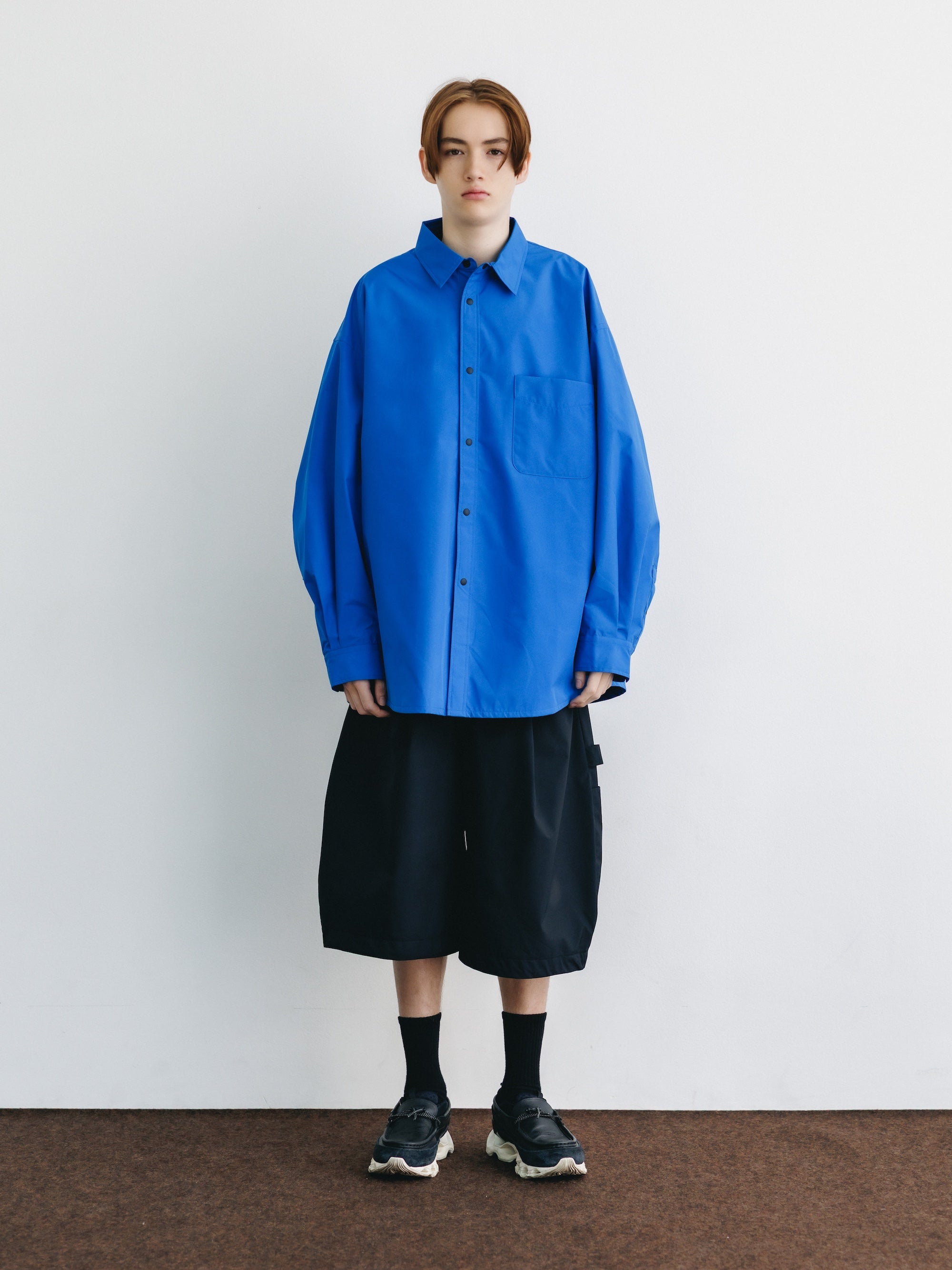 phenix WINDSTOPPER® by GORE-TEX LABS CITY UNIFORM L/S SHIRT (BLUE)