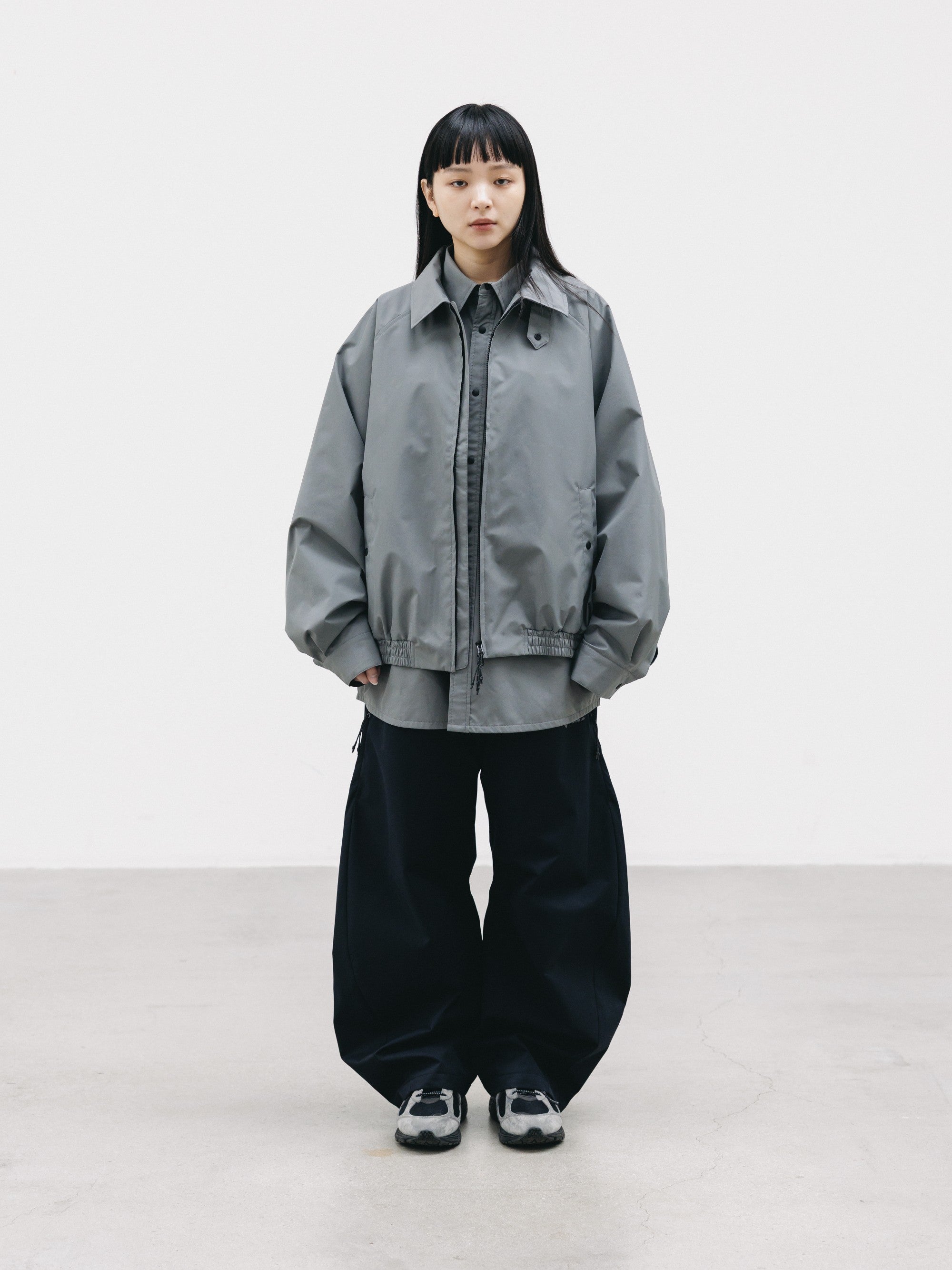 【9.2 WED 20:00- IN STOCK】+phenix WINDSTOPPER® by GORE-TEX LABS TWILL CITY BARREL LEG PANTS (BLACK)
