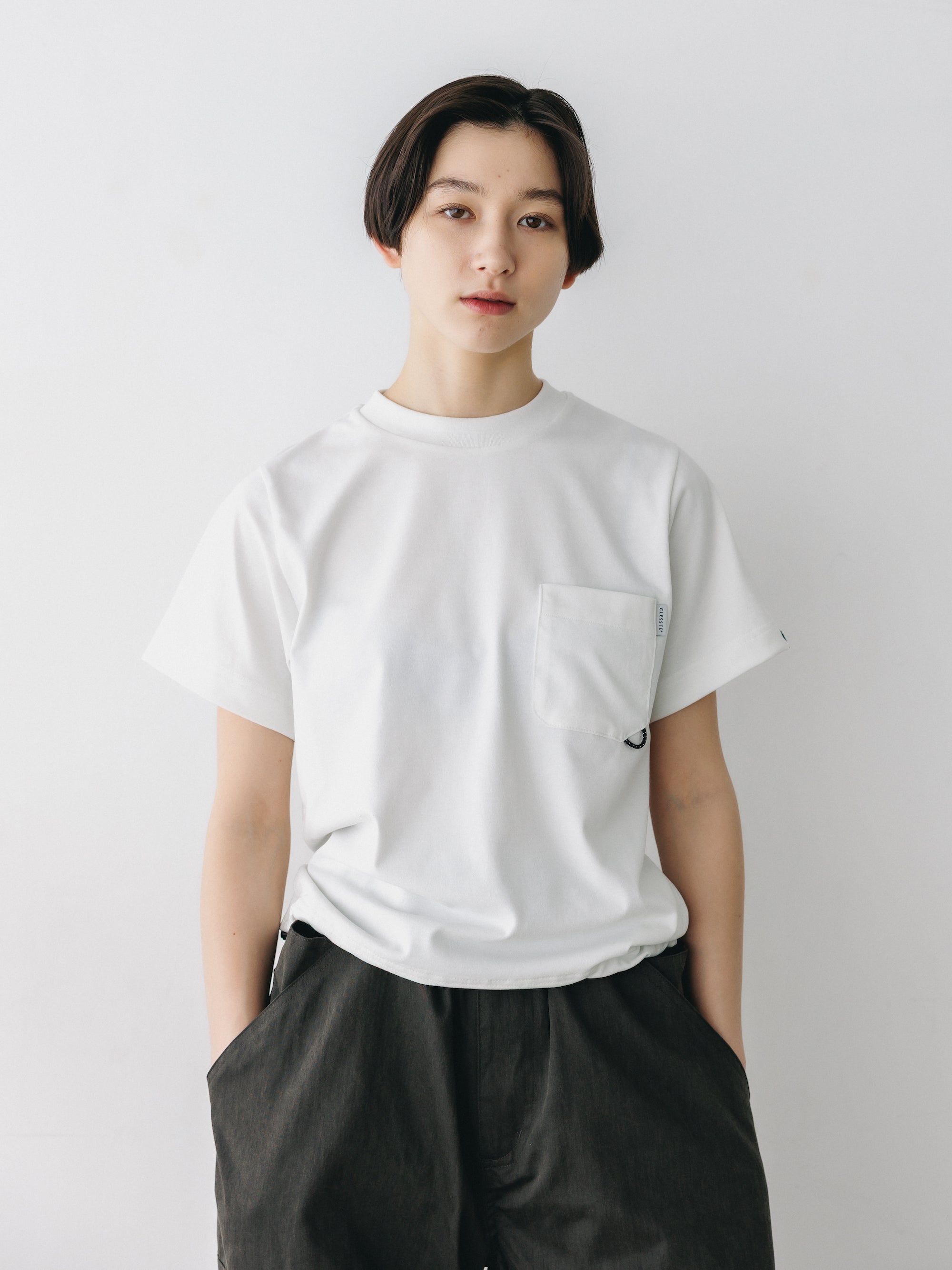 TECH POCKET S/S T-SHIRT (WHITE)