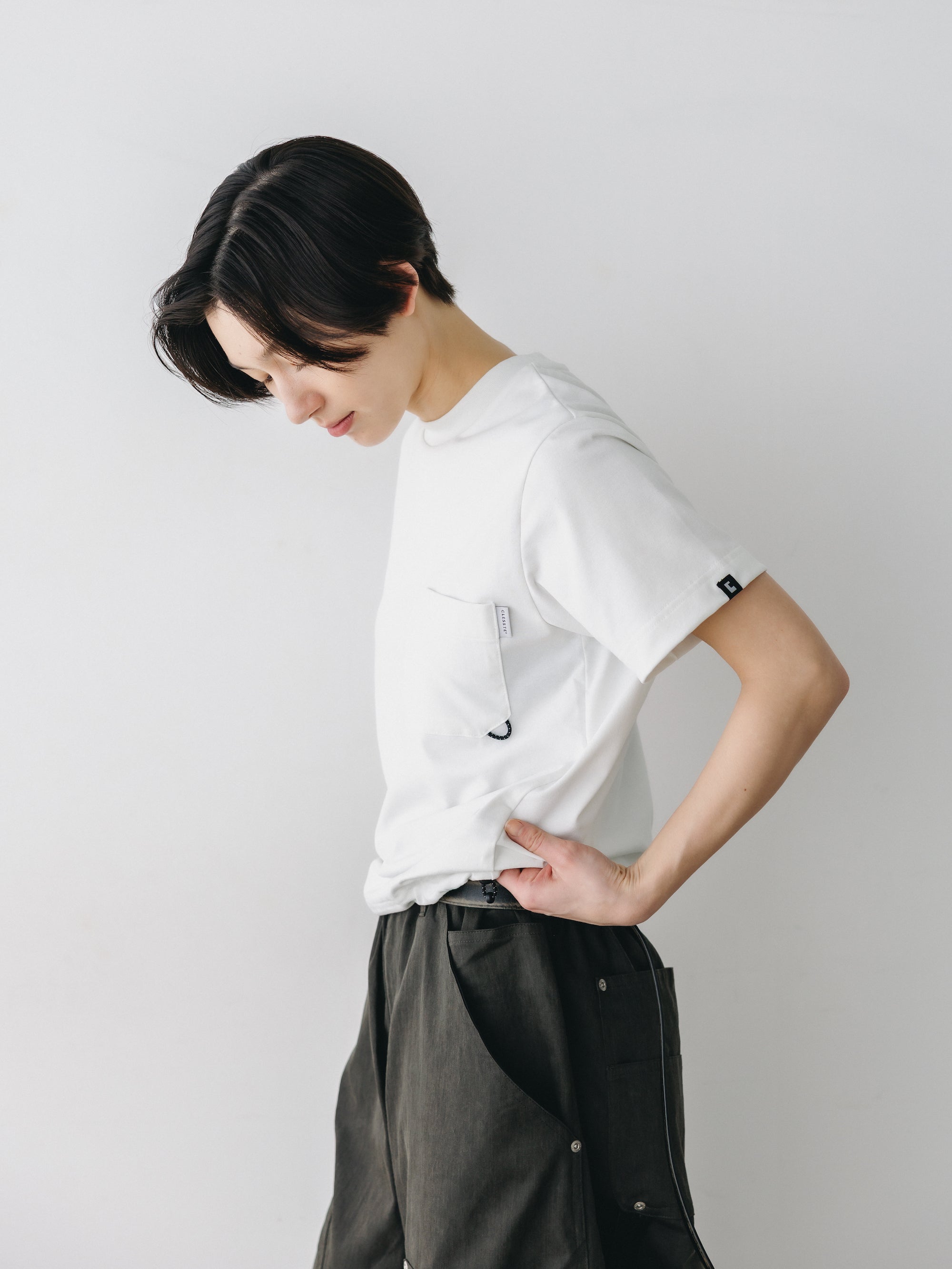 TECH POCKET S/S T-SHIRT (WHITE)