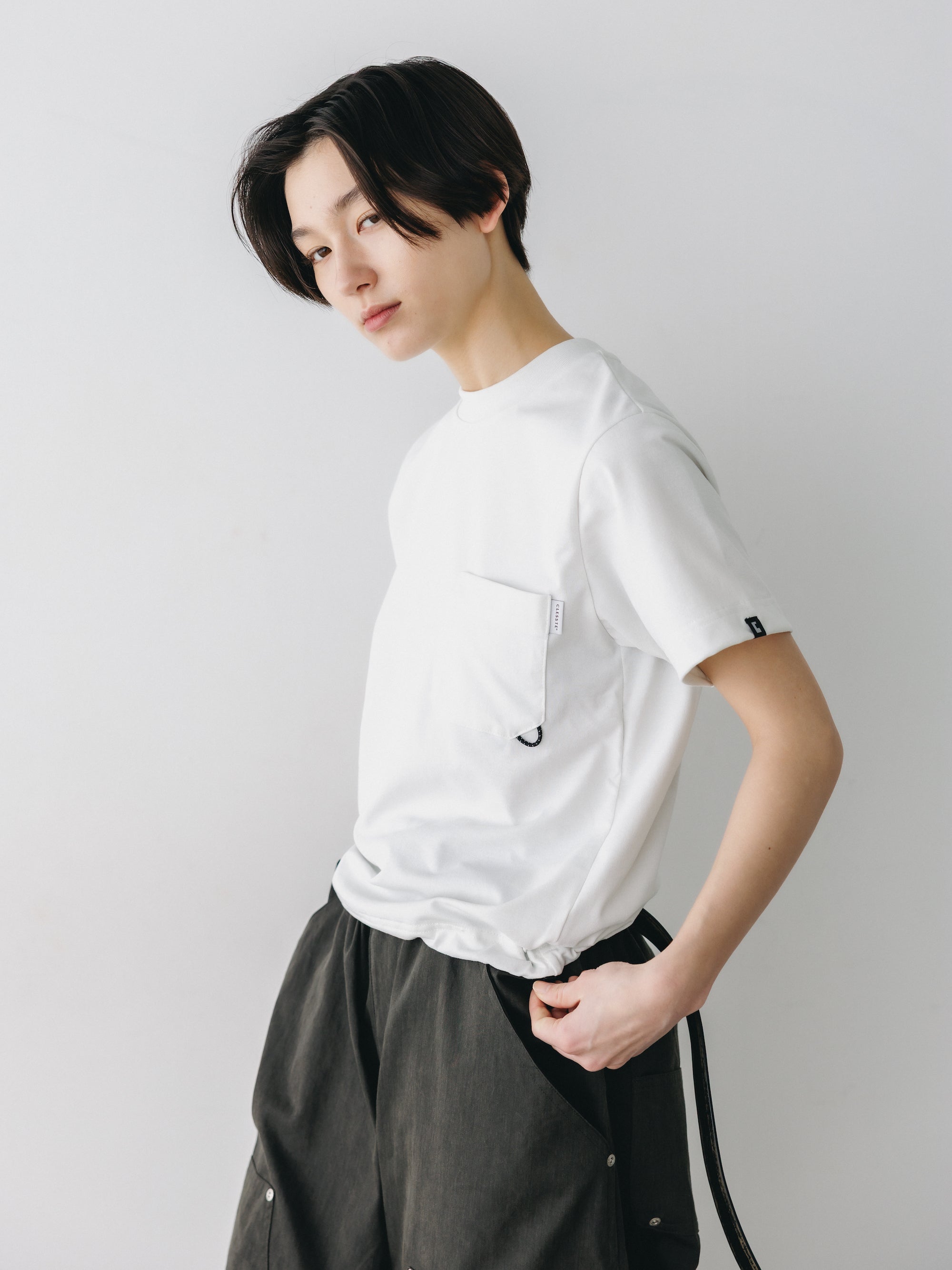 TECH POCKET S/S T-SHIRT (WHITE)