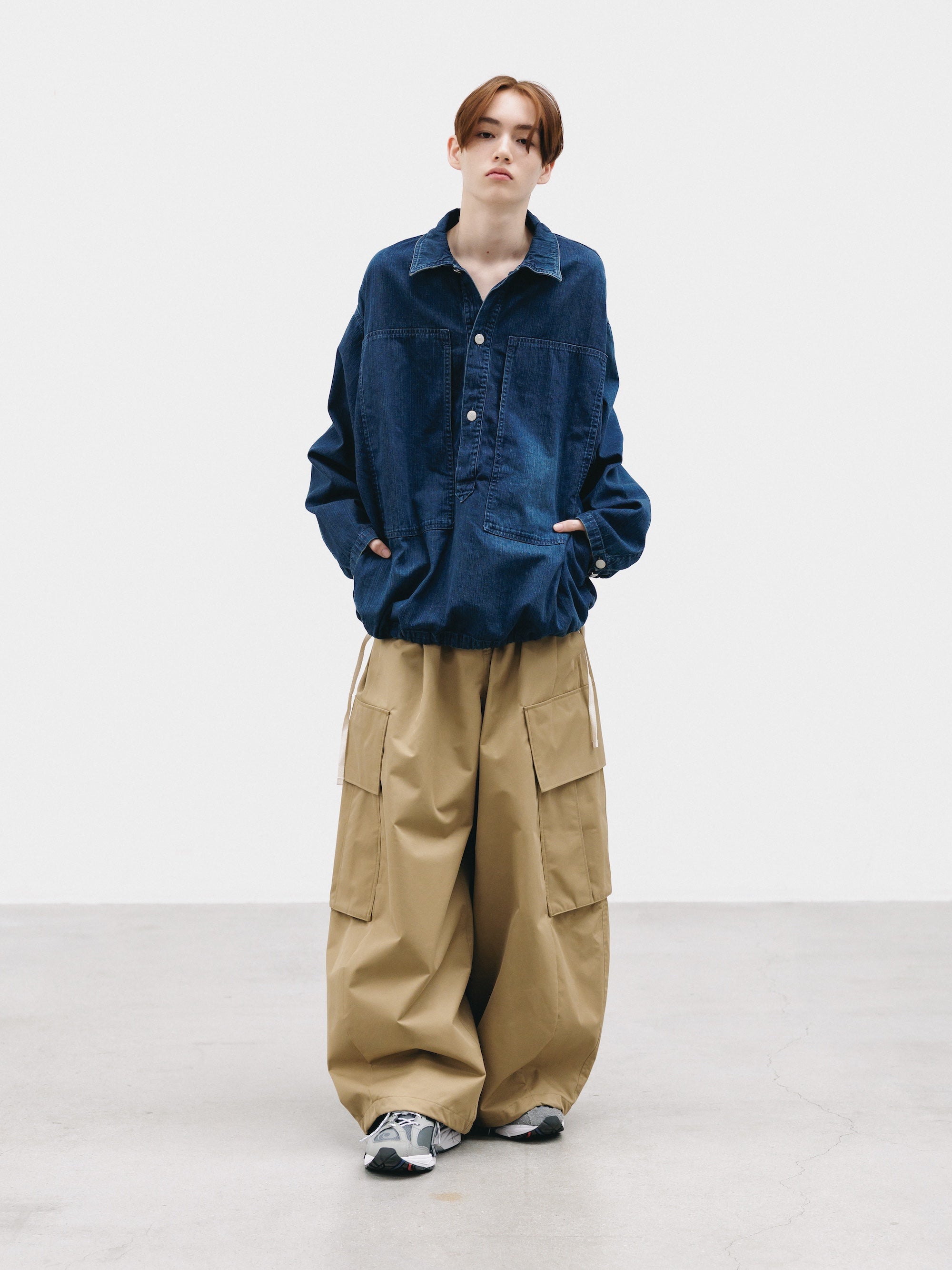 2.21 SAT 20:00- IN STOCK】VINTAGE DYED SELVEDGE DENIM US ARMY M-35 PUL