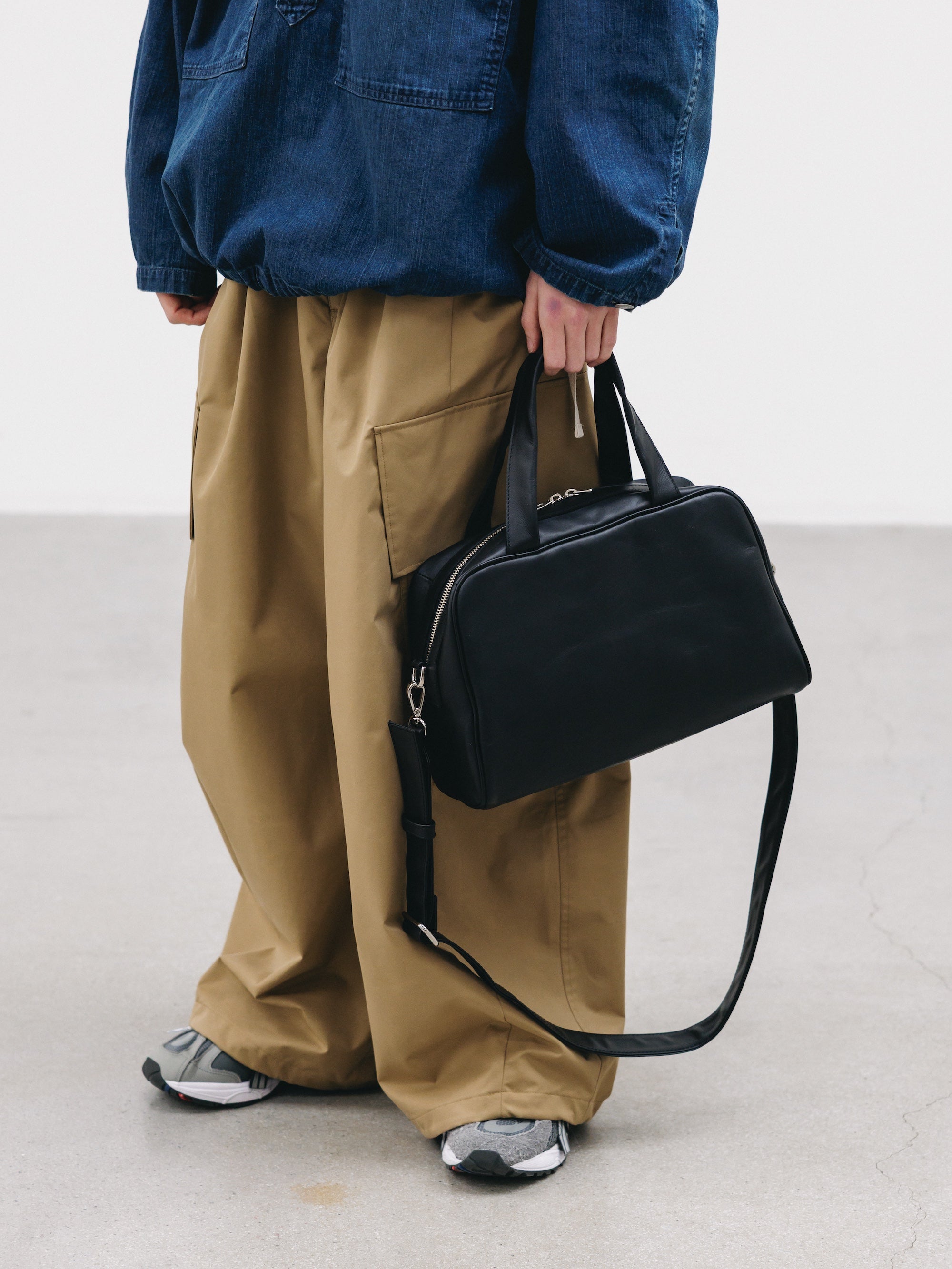 LEATHER 2WAY RECT BAG