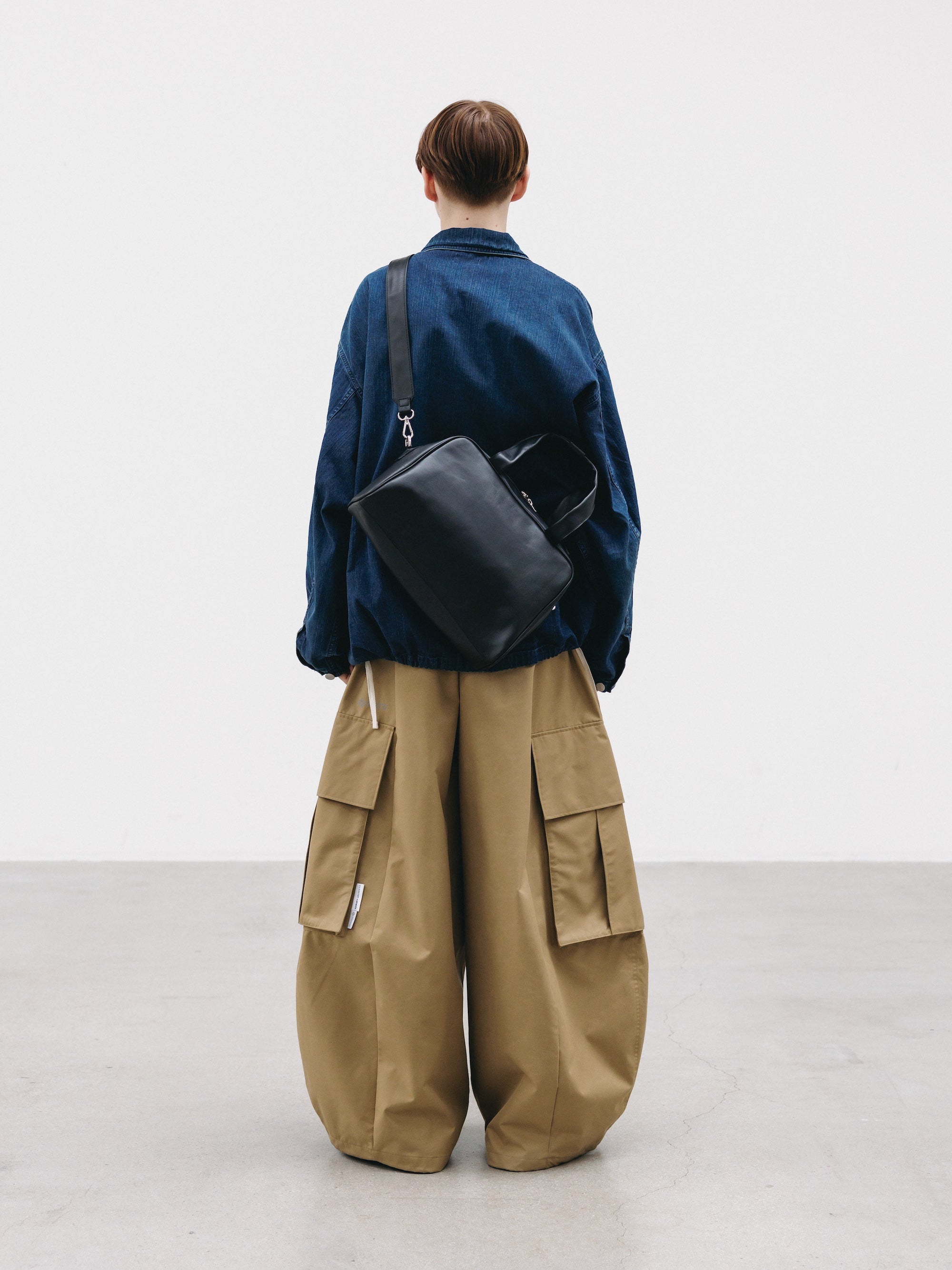 LEATHER 2WAY RECT BAG