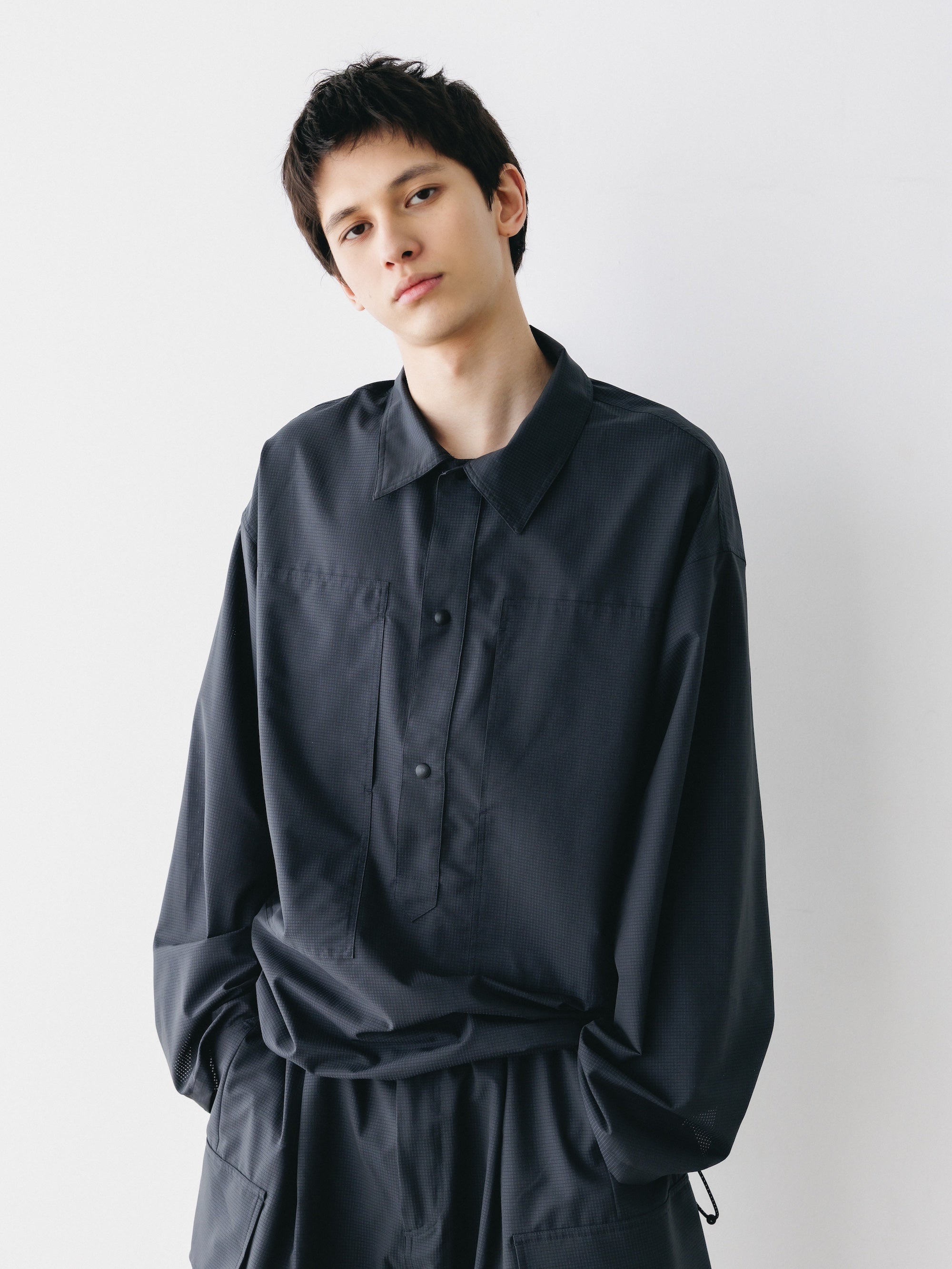 COOLDOTS® M-35 PULLOVER JACKET (CHARCOAL)