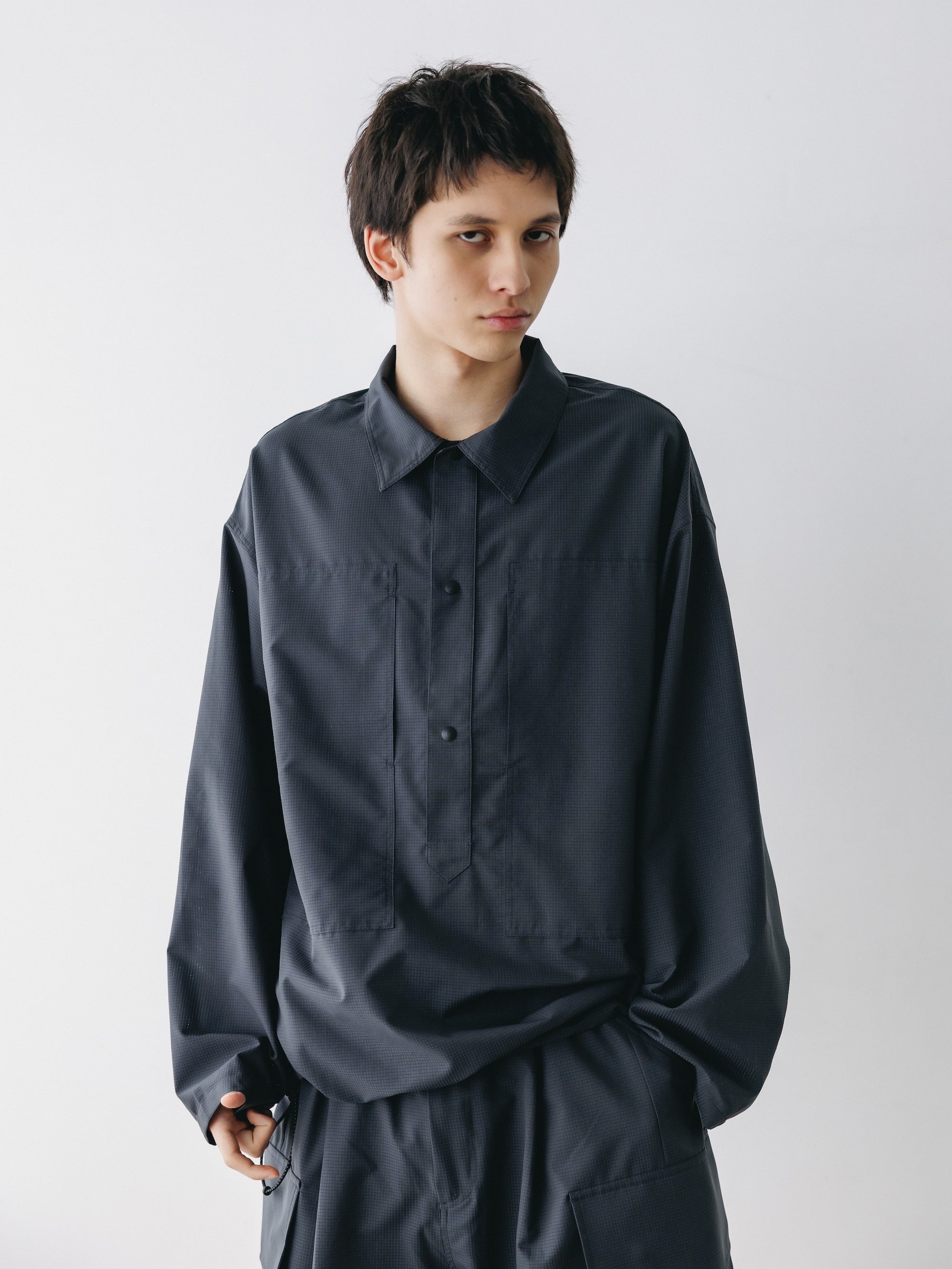 COOLDOTS® M-35 PULLOVER JACKET (CHARCOAL)