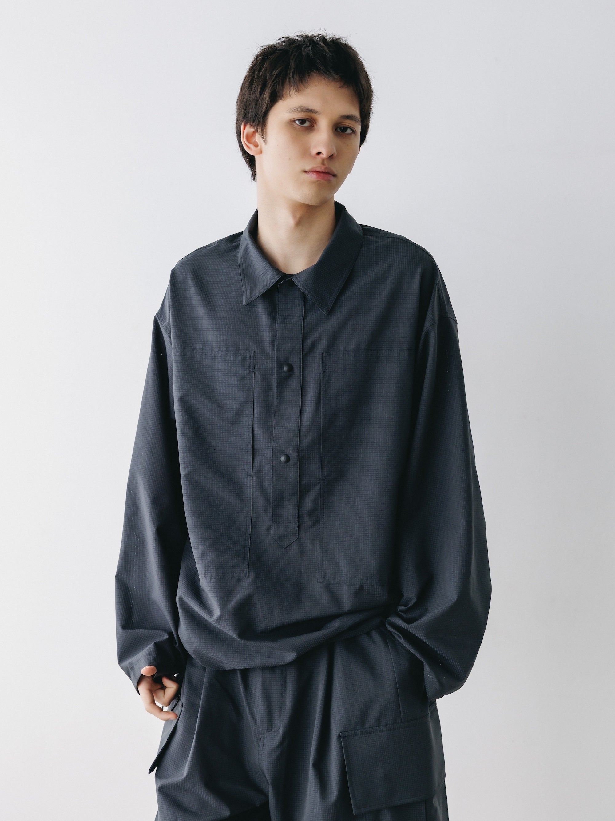 COOLDOTS® M-35 PULLOVER JACKET (CHARCOAL)