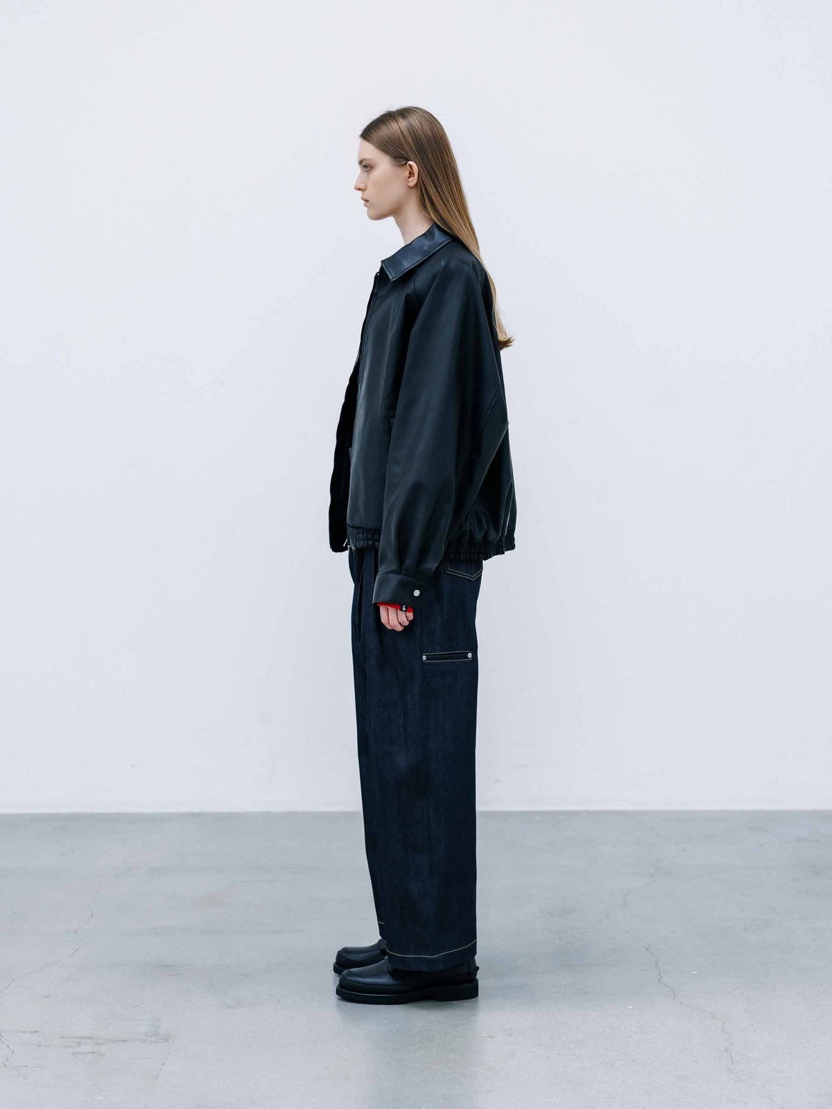 【9.16 WED 20:00- IN STOCK】SYNTHETIC SKIN-TEX CITY UNIFORM UTILITY JACKET(BLACK)