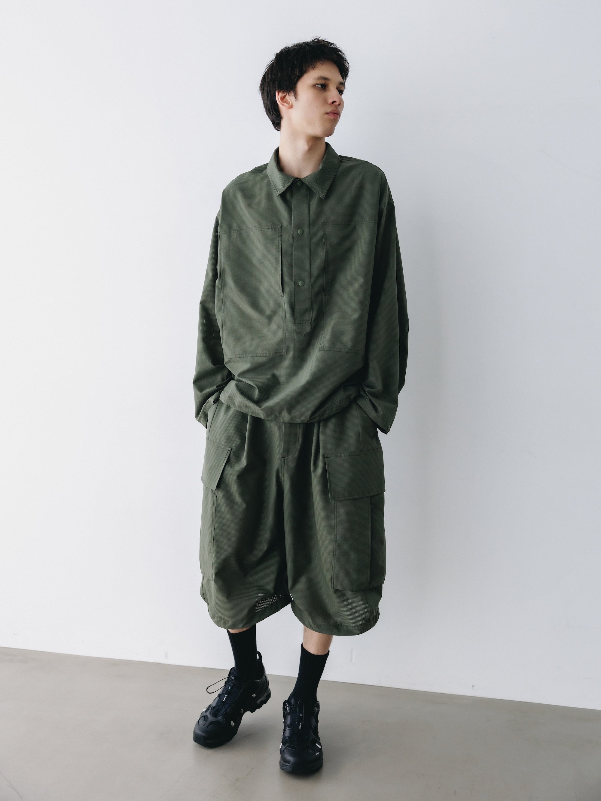 【4.11 SAT 20:00- IN STOCK】COOLDOTS® M-35 PULLOVER JACKET (OLIVE)