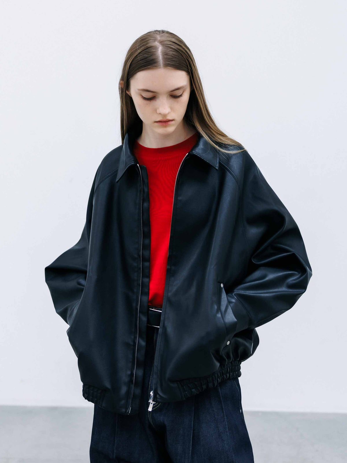 【9.16 WED 20:00- IN STOCK】SYNTHETIC SKIN-TEX CITY UNIFORM UTILITY JACKET(BLACK)