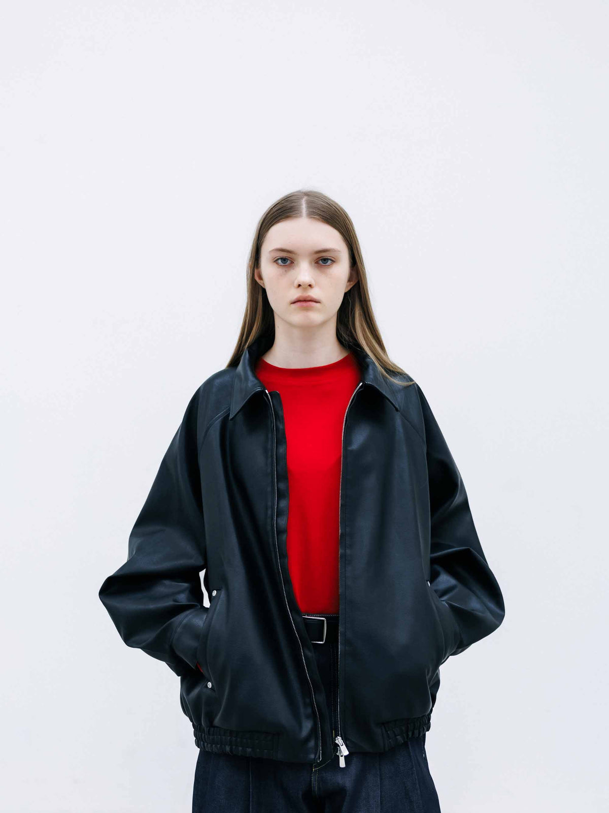 【9.16 WED 20:00- IN STOCK】SYNTHETIC SKIN-TEX CITY UNIFORM UTILITY JACKET(BLACK)