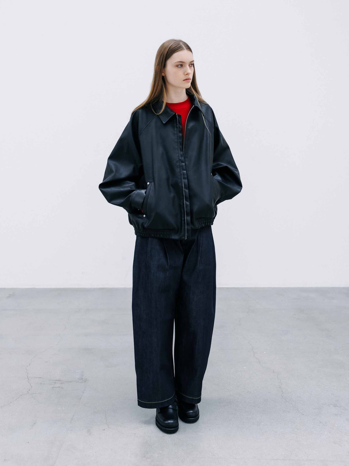 【9.16 WED 20:00- IN STOCK】SYNTHETIC SKIN-TEX CITY UNIFORM UTILITY JACKET(BLACK)