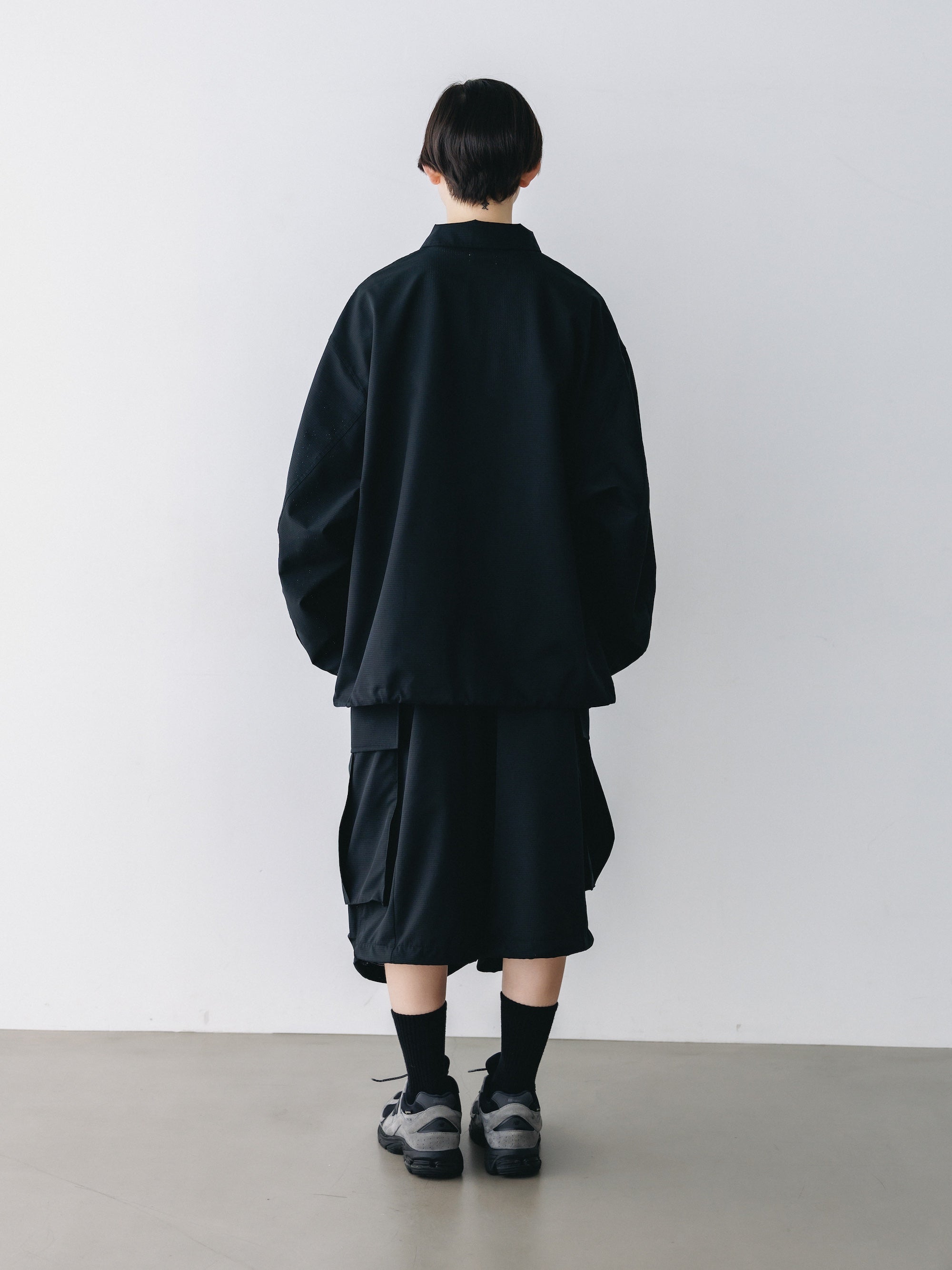 COOLDOTS® CITY MEGA POCKET BALLOON CARGO HALF PANTS (BLACK)